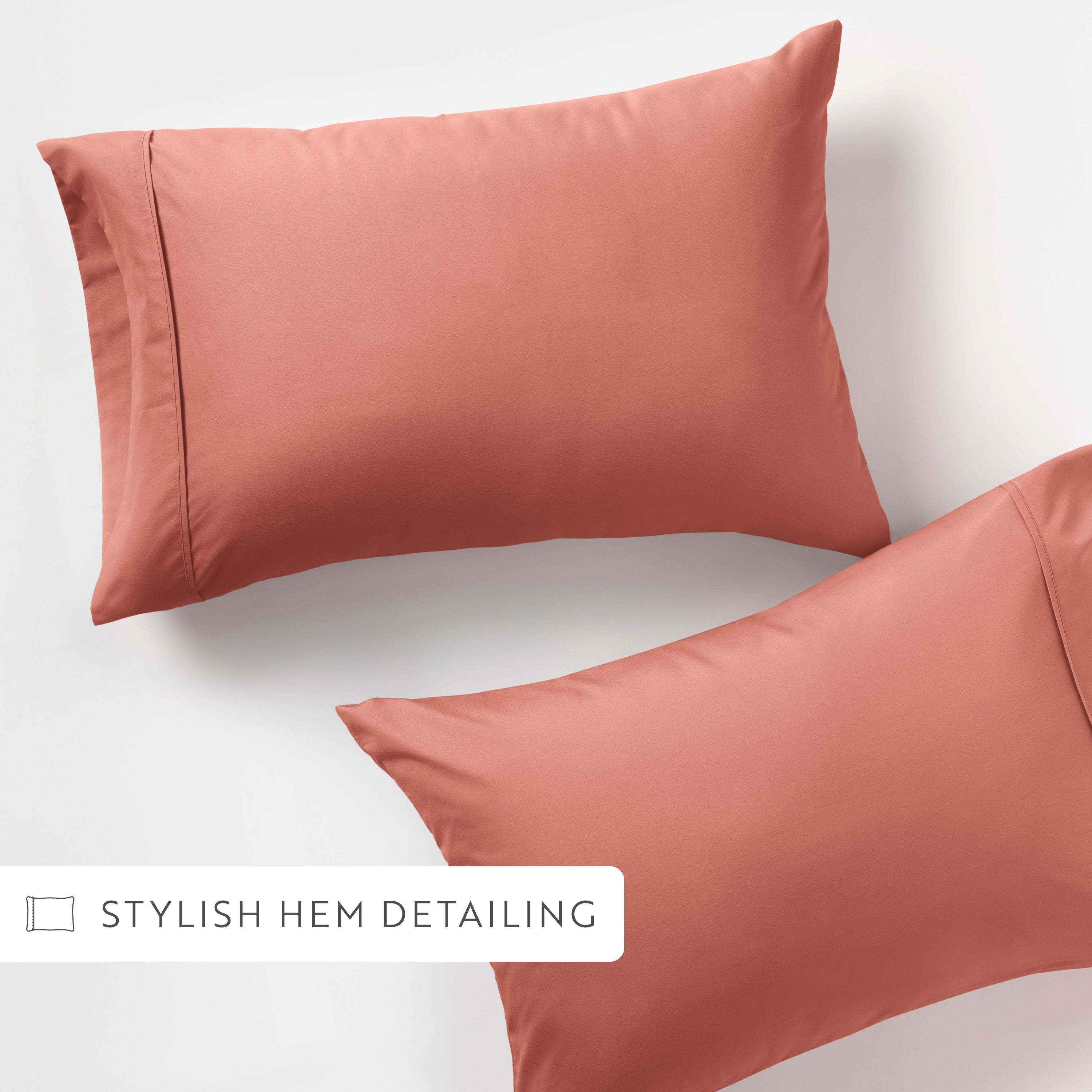 Double Brushed Pillowcase Set