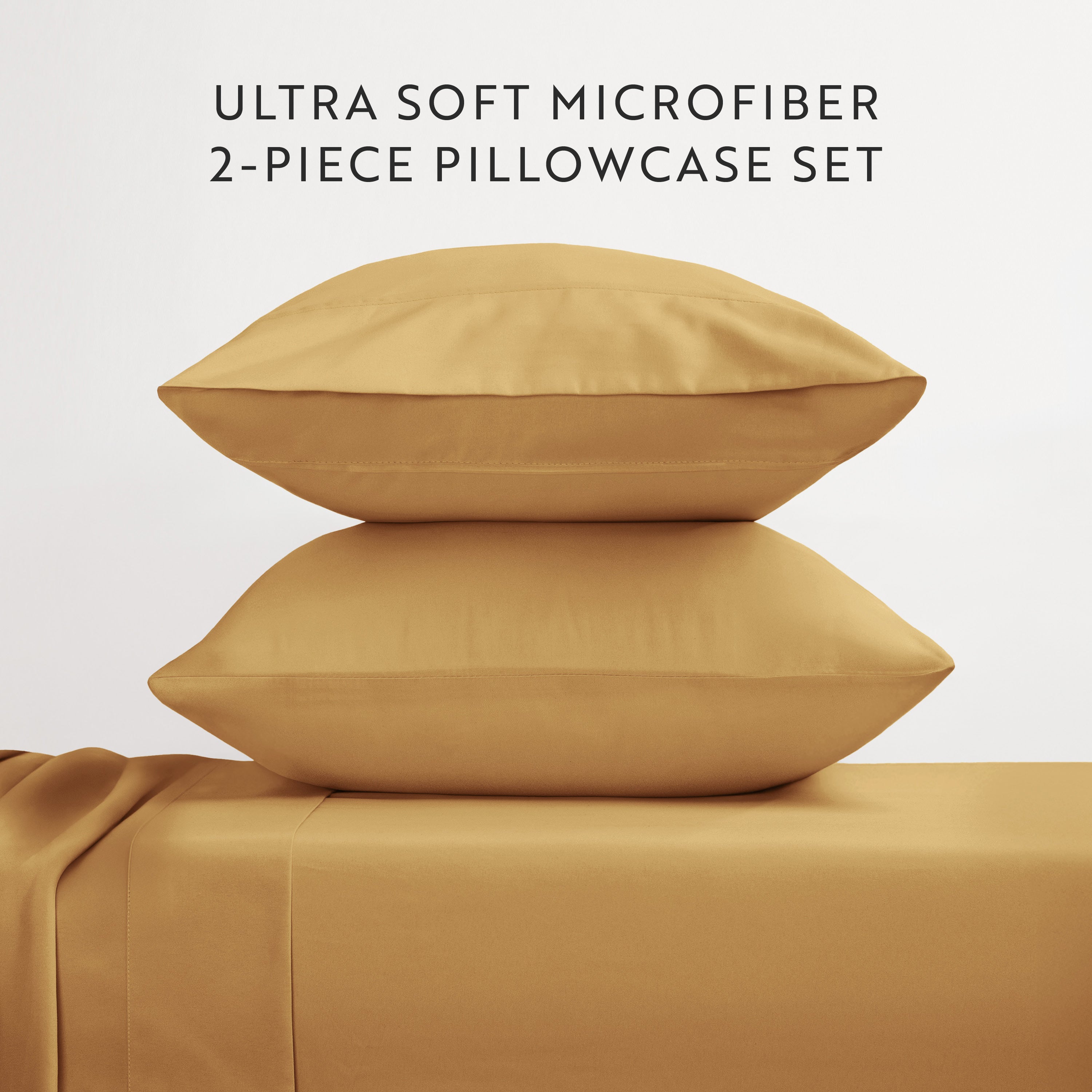 Double Brushed Pillowcase Set