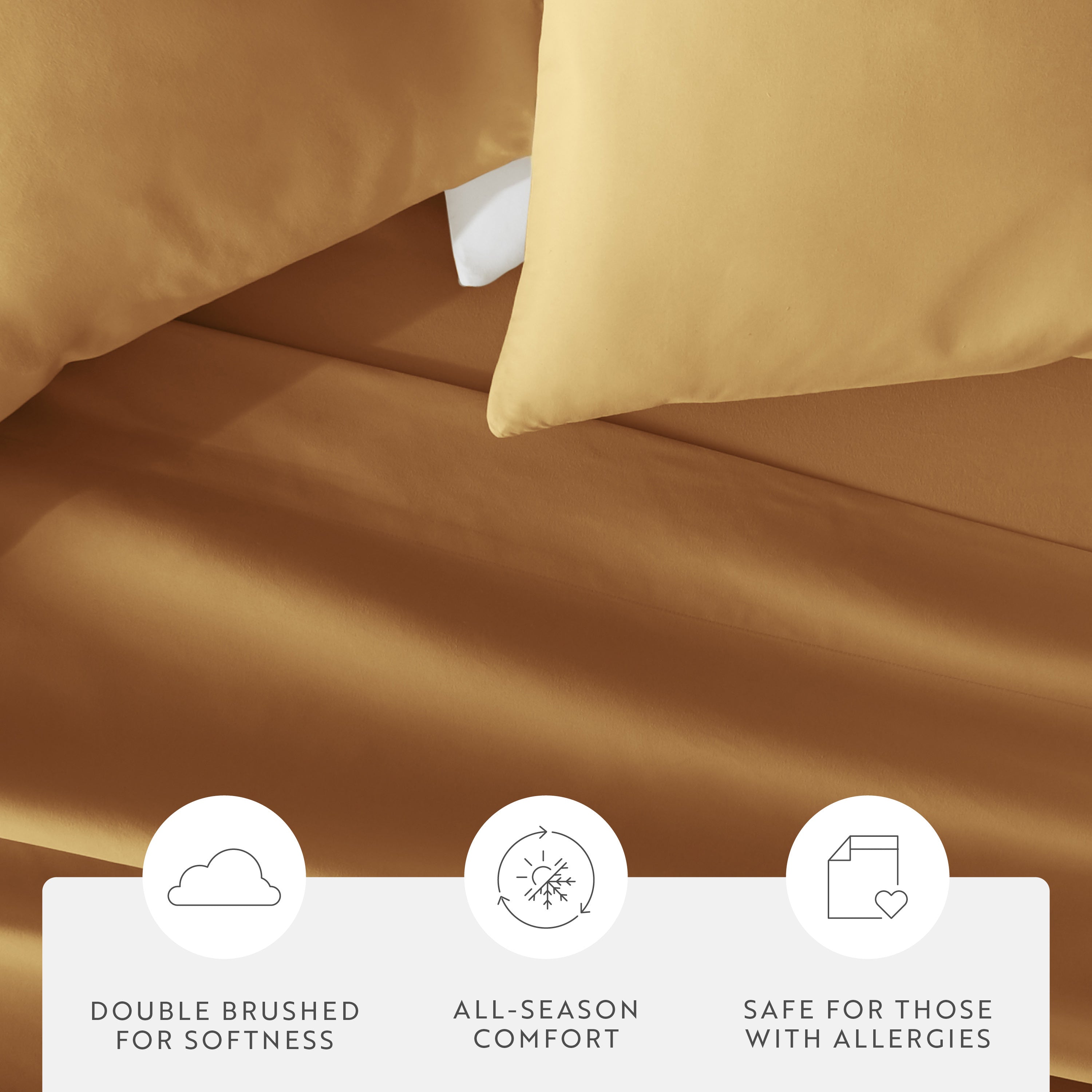 Double Brushed Pillowcase Set