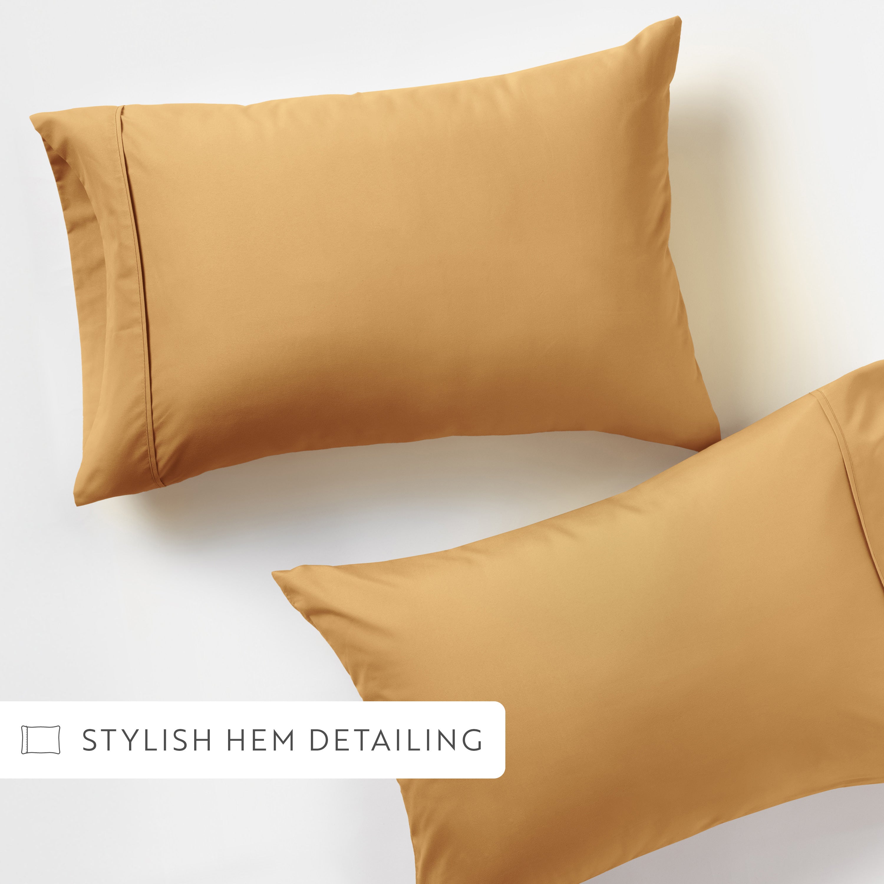 Double Brushed Pillowcase Set