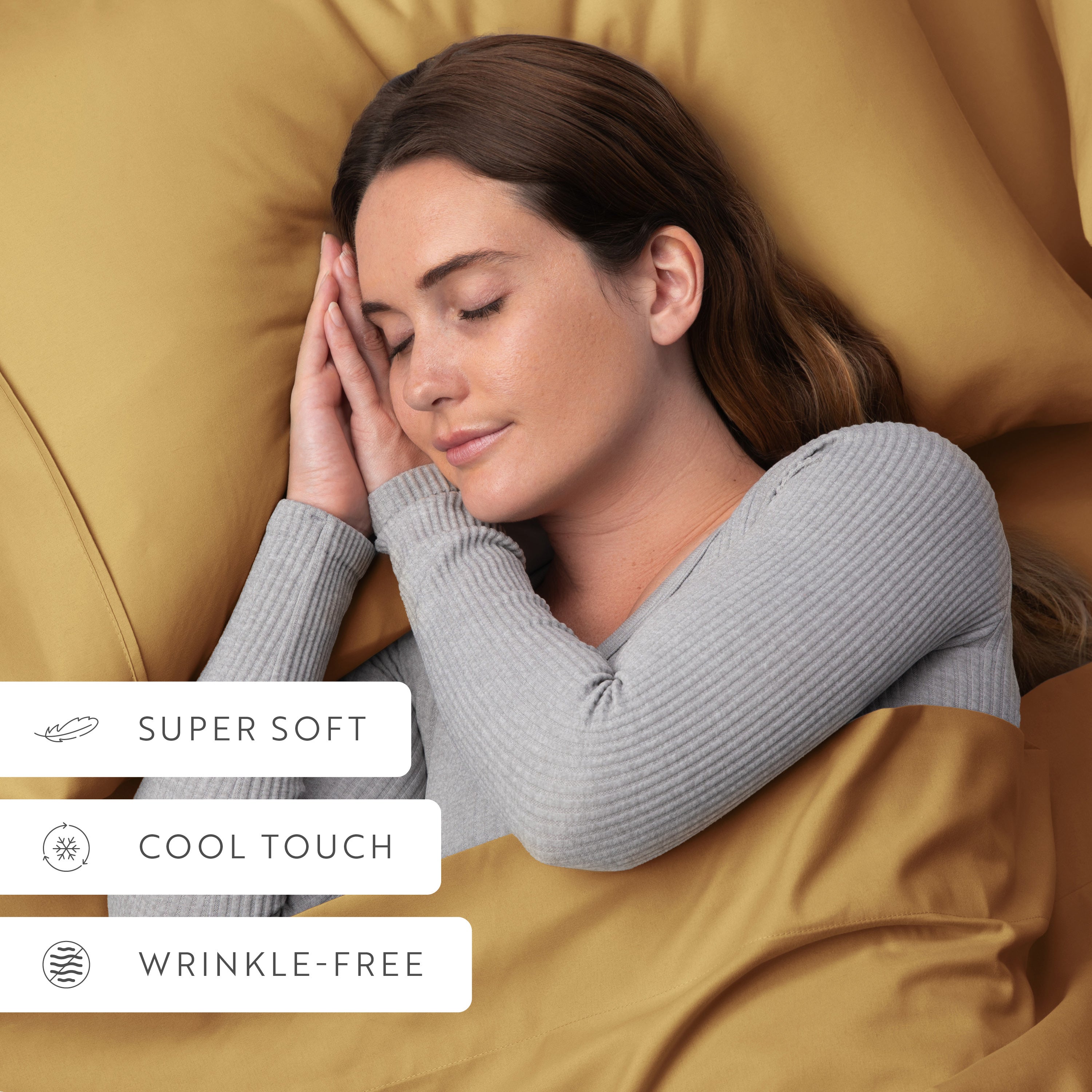 Double Brushed Pillowcase Set