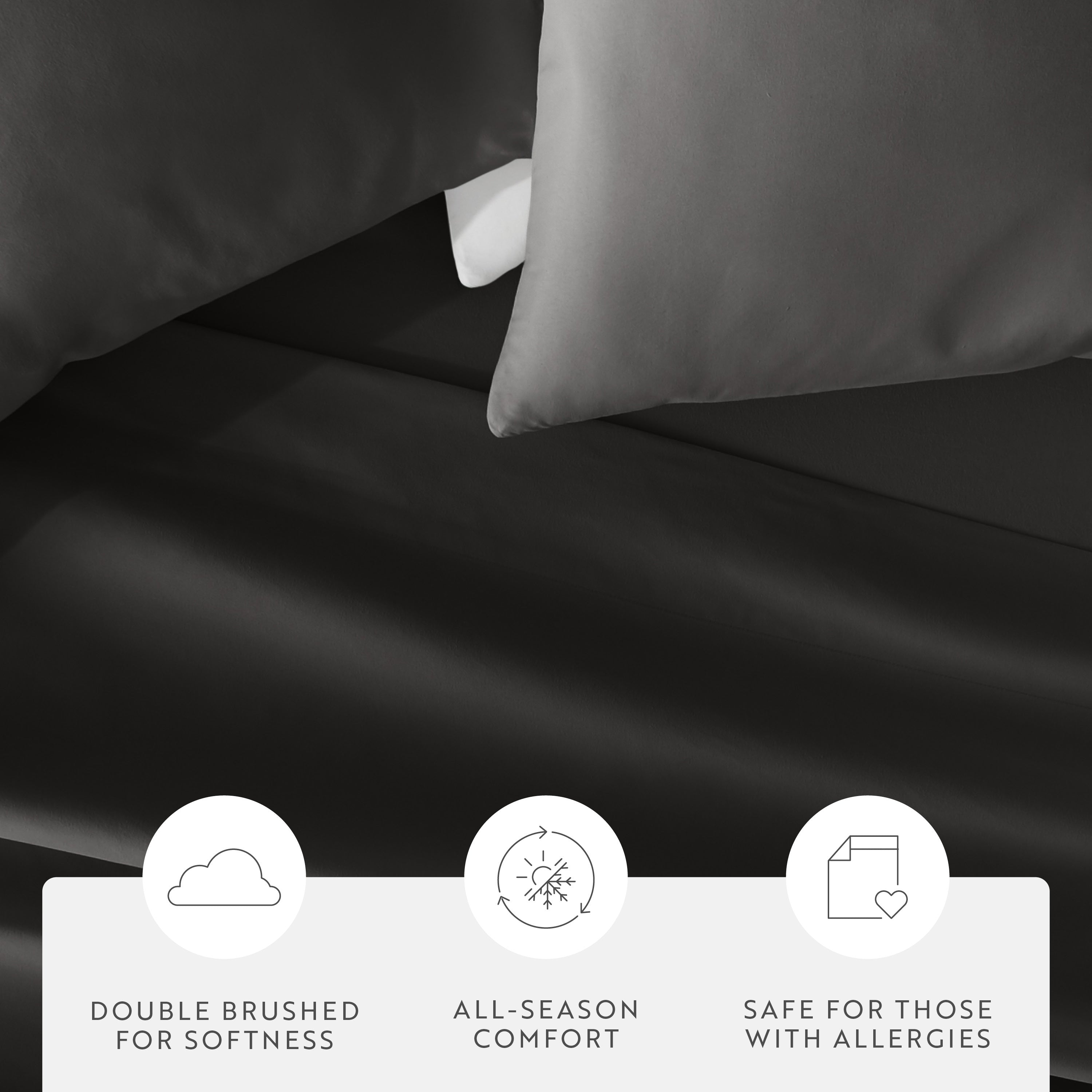 Double Brushed Pillowcase Set