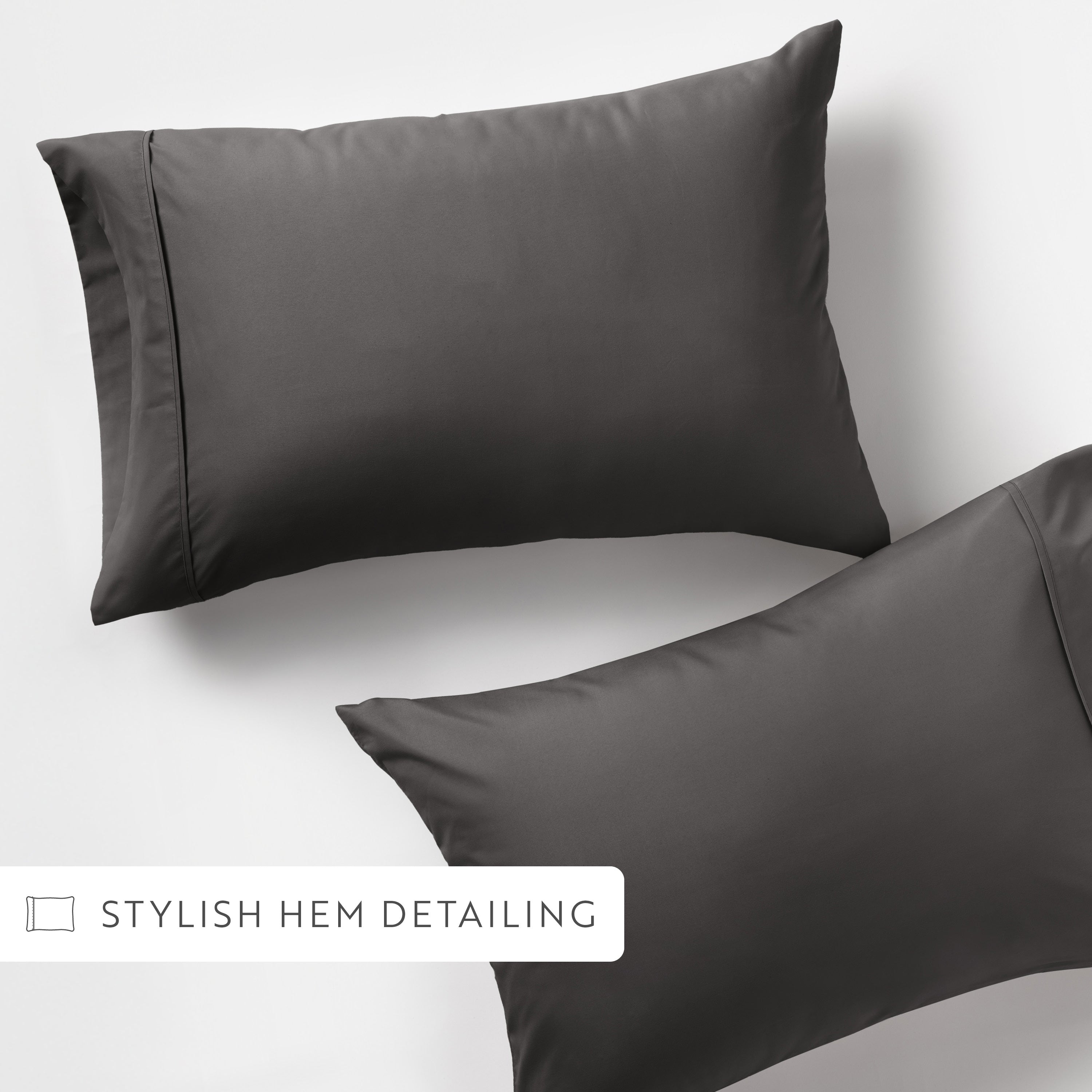 Double Brushed Pillowcase Set