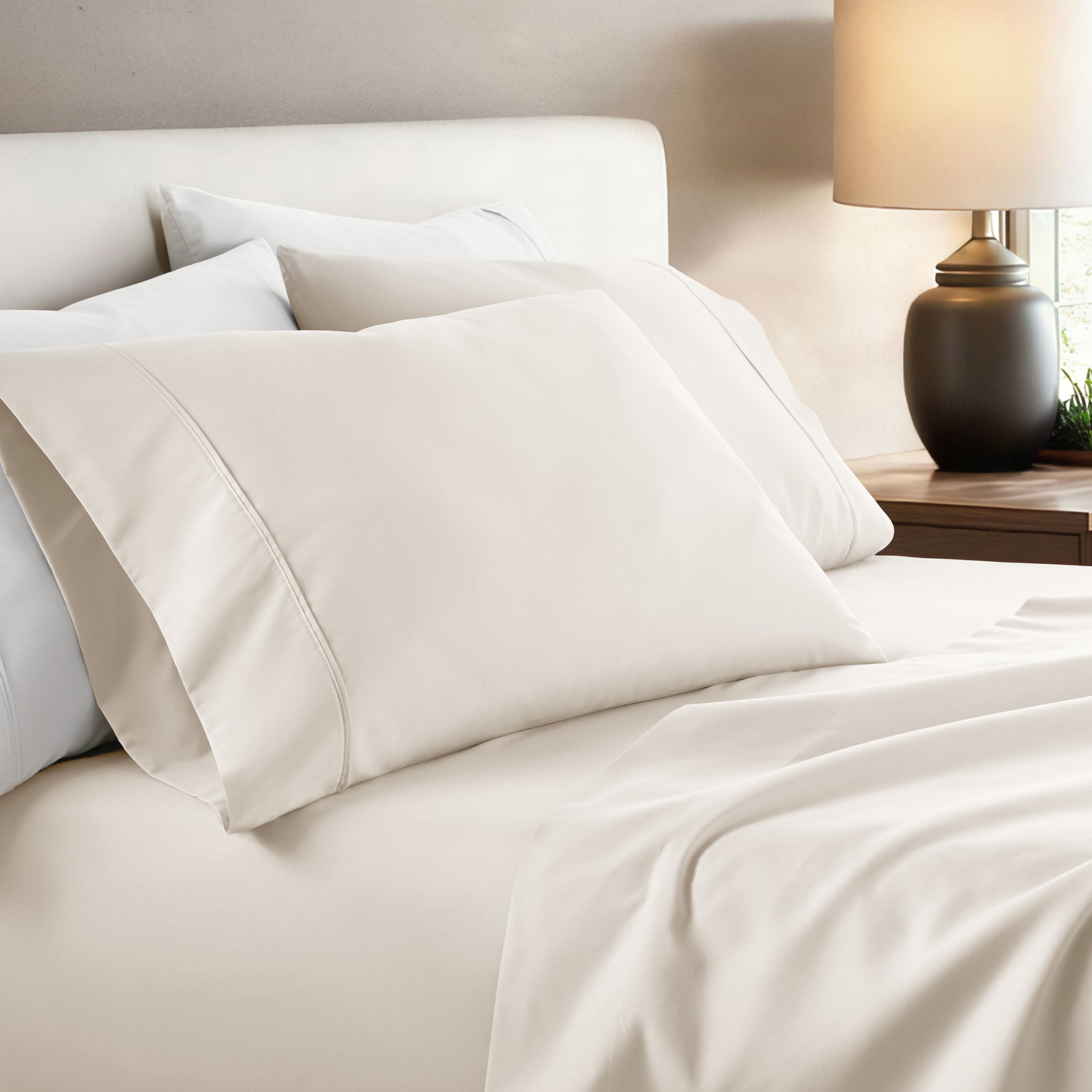 Double Brushed Pillowcase Set