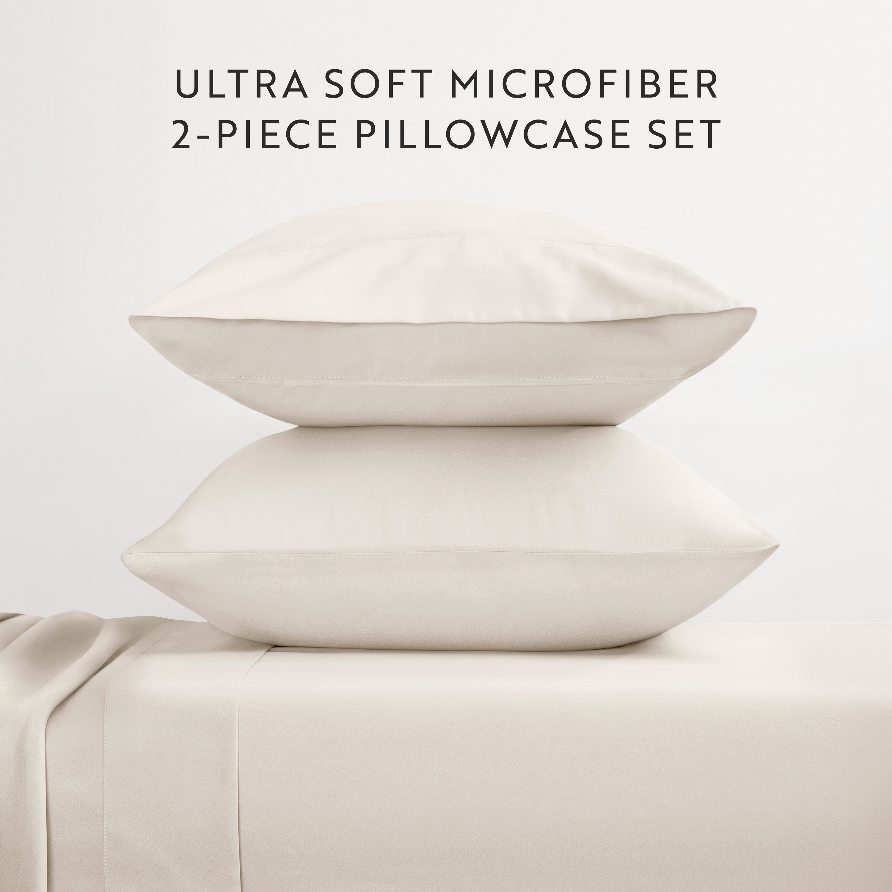 Double Brushed Pillowcase Set