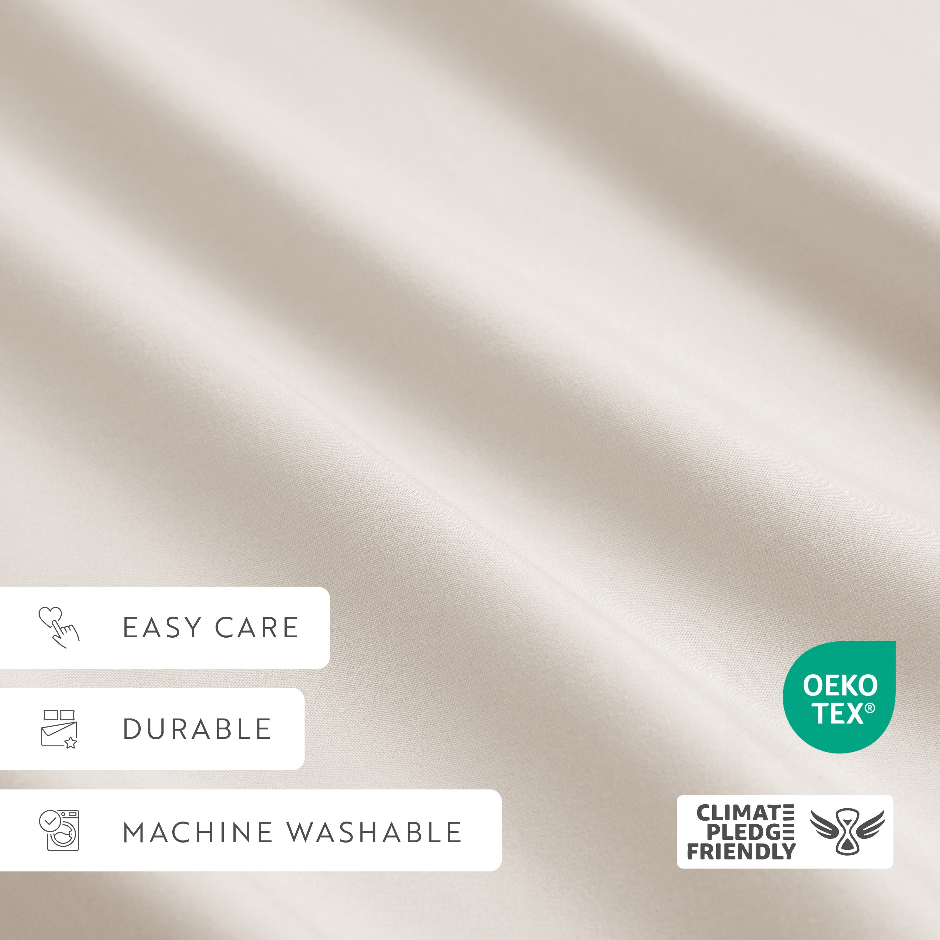 Double Brushed Pillowcase Set
