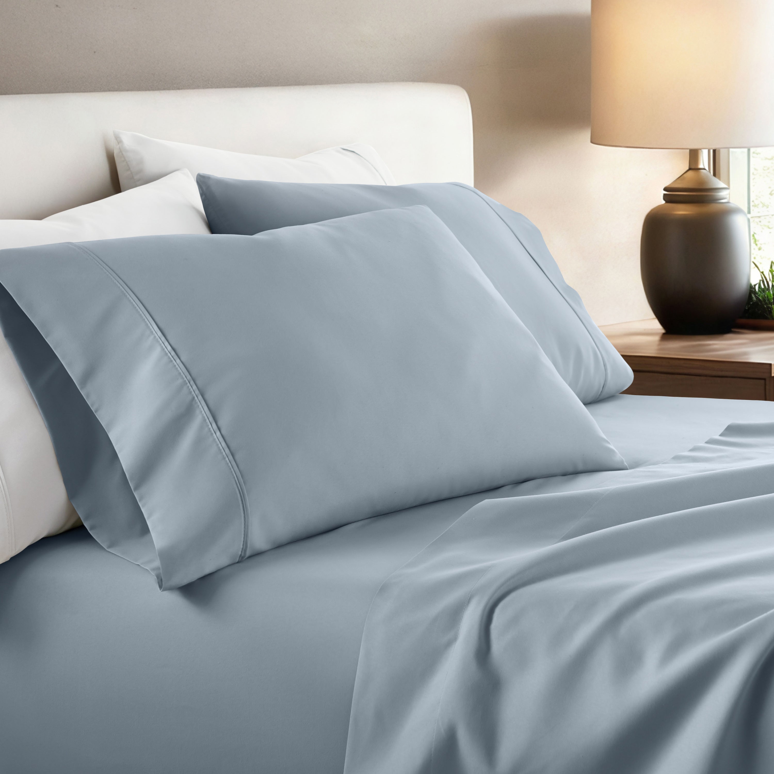 Double Brushed Pillowcase Set