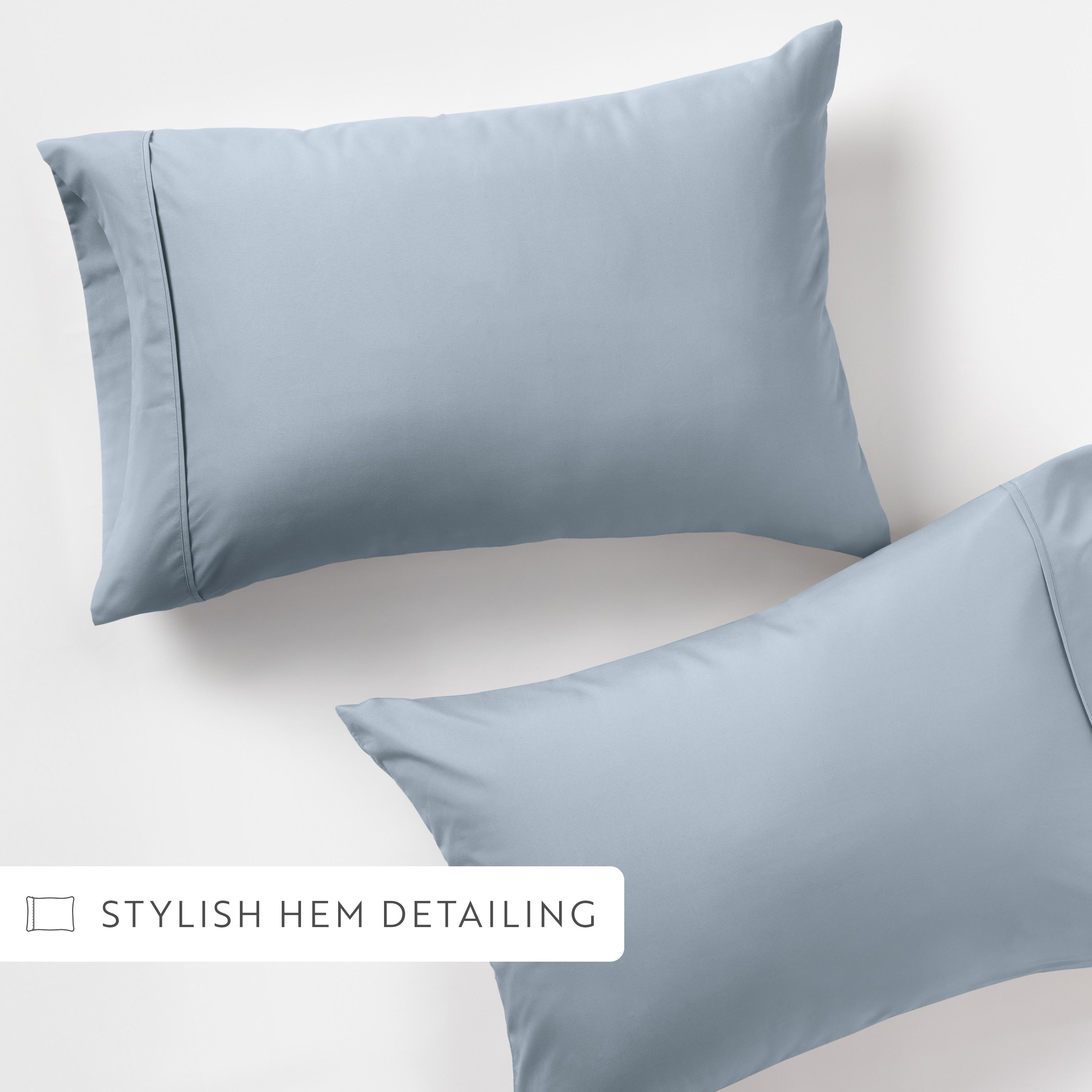 Double Brushed Pillowcase Set