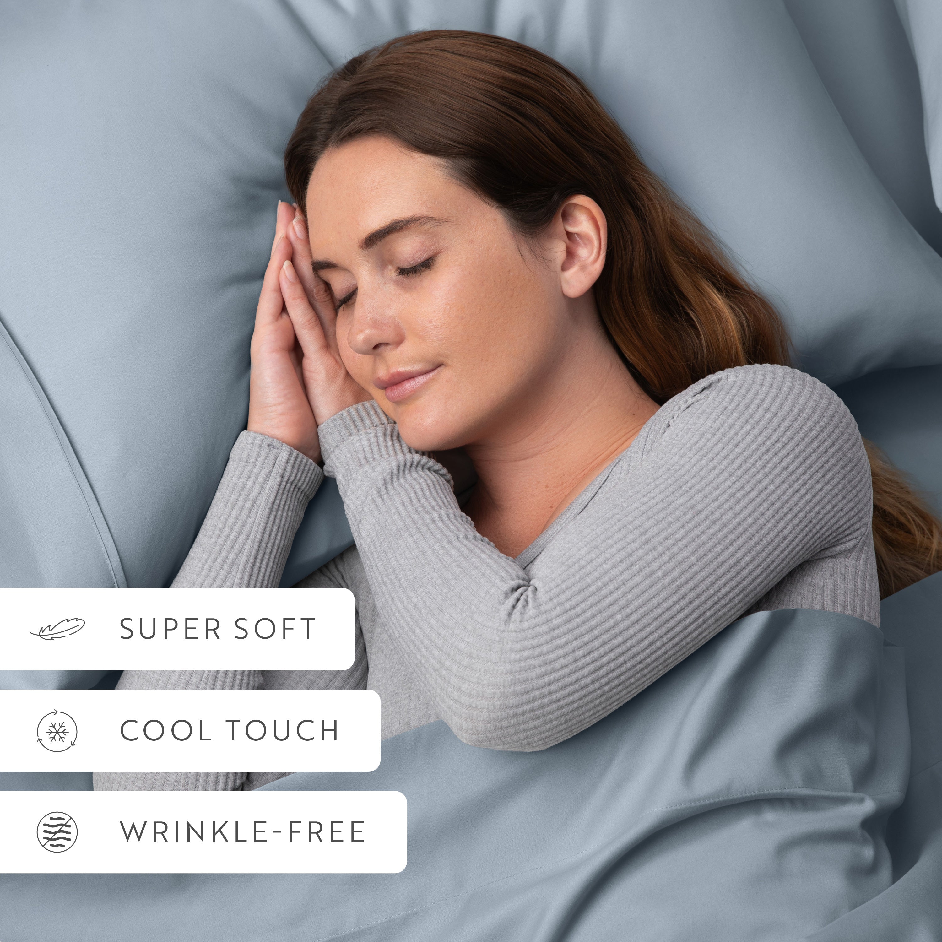 Double Brushed Pillowcase Set