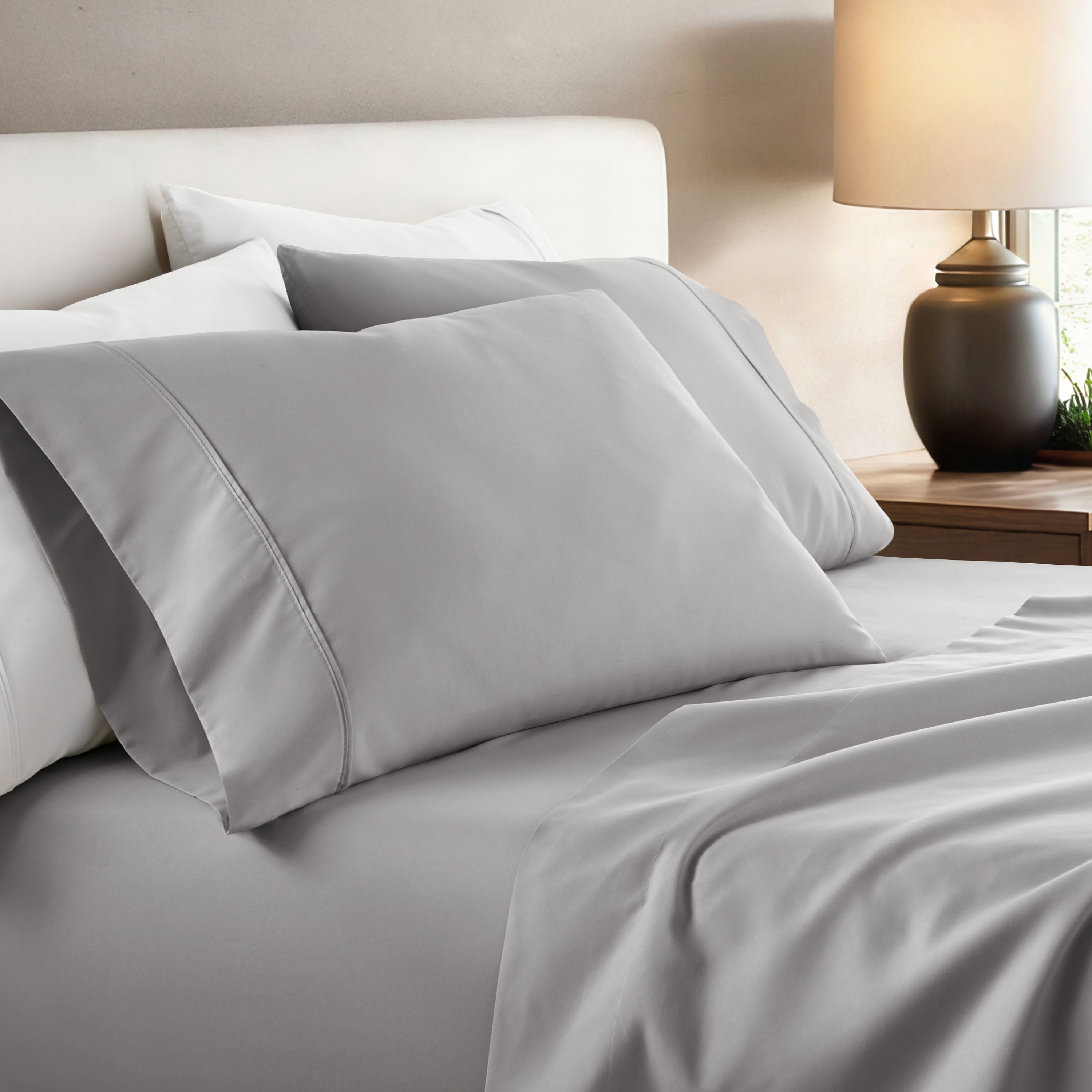Double Brushed Pillowcase Set