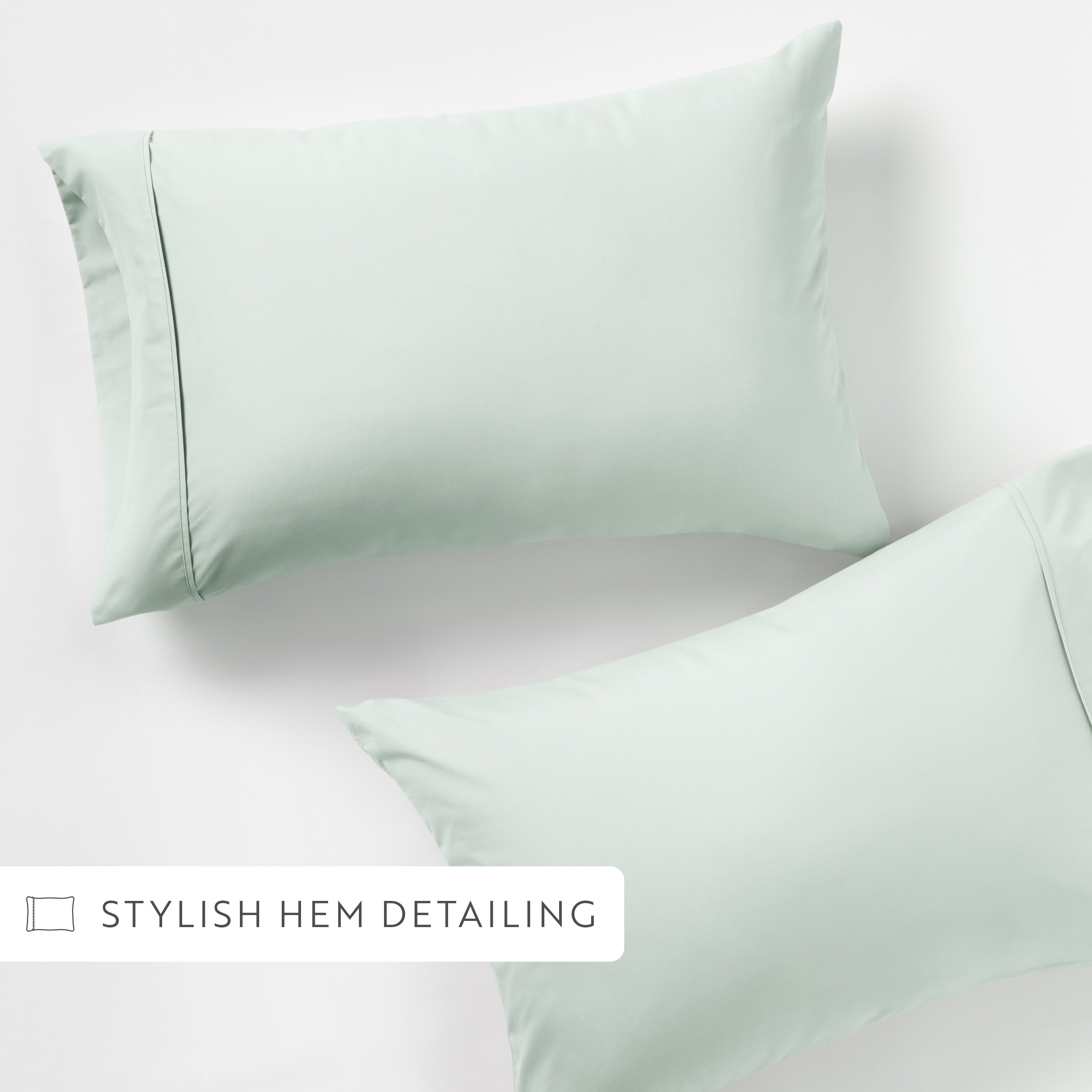Double Brushed Pillowcase Set