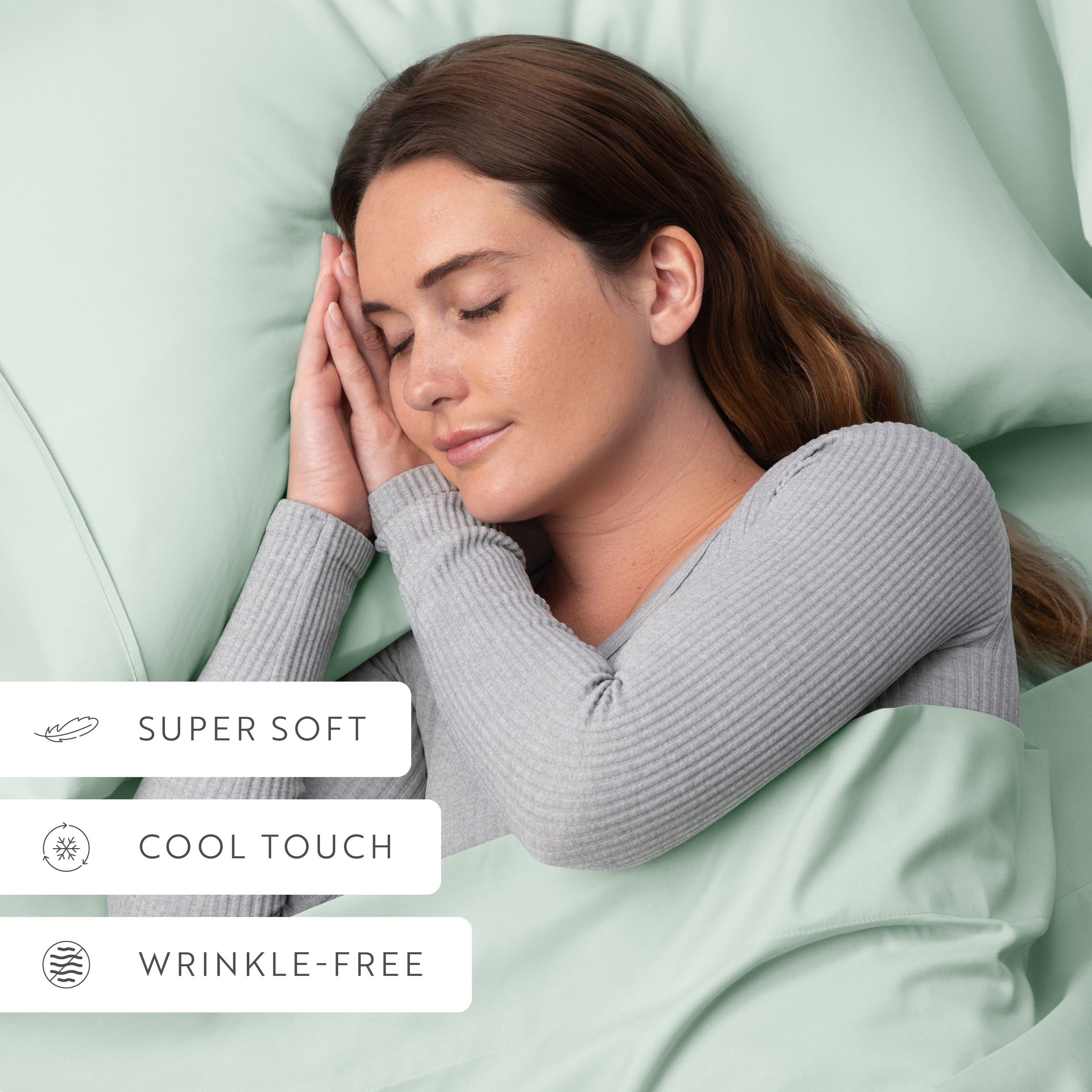 Double Brushed Pillowcase Set