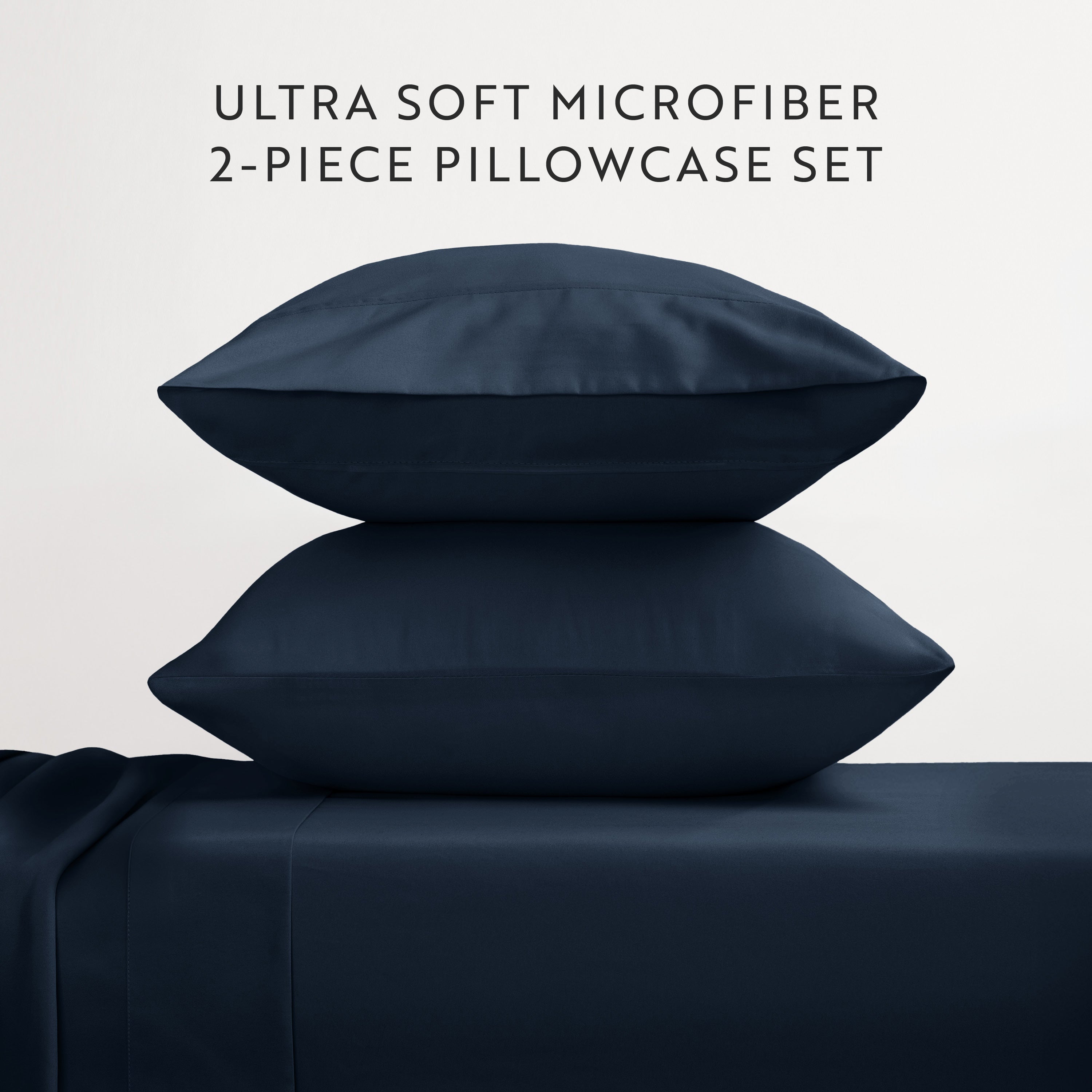 Double Brushed Pillowcase Set