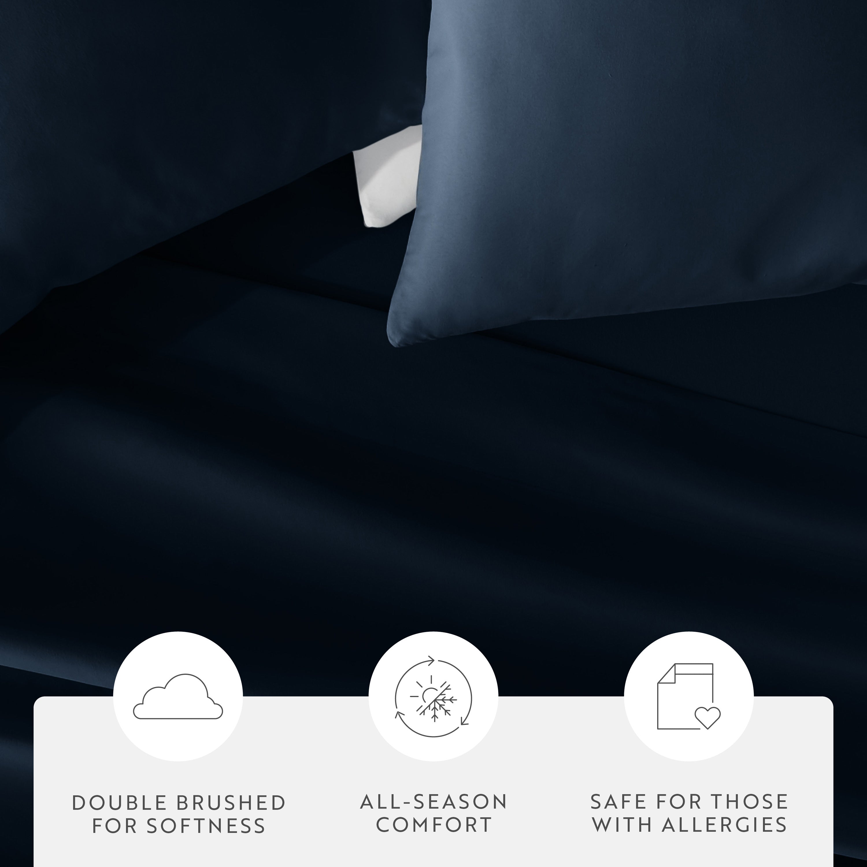 Double Brushed Pillowcase Set