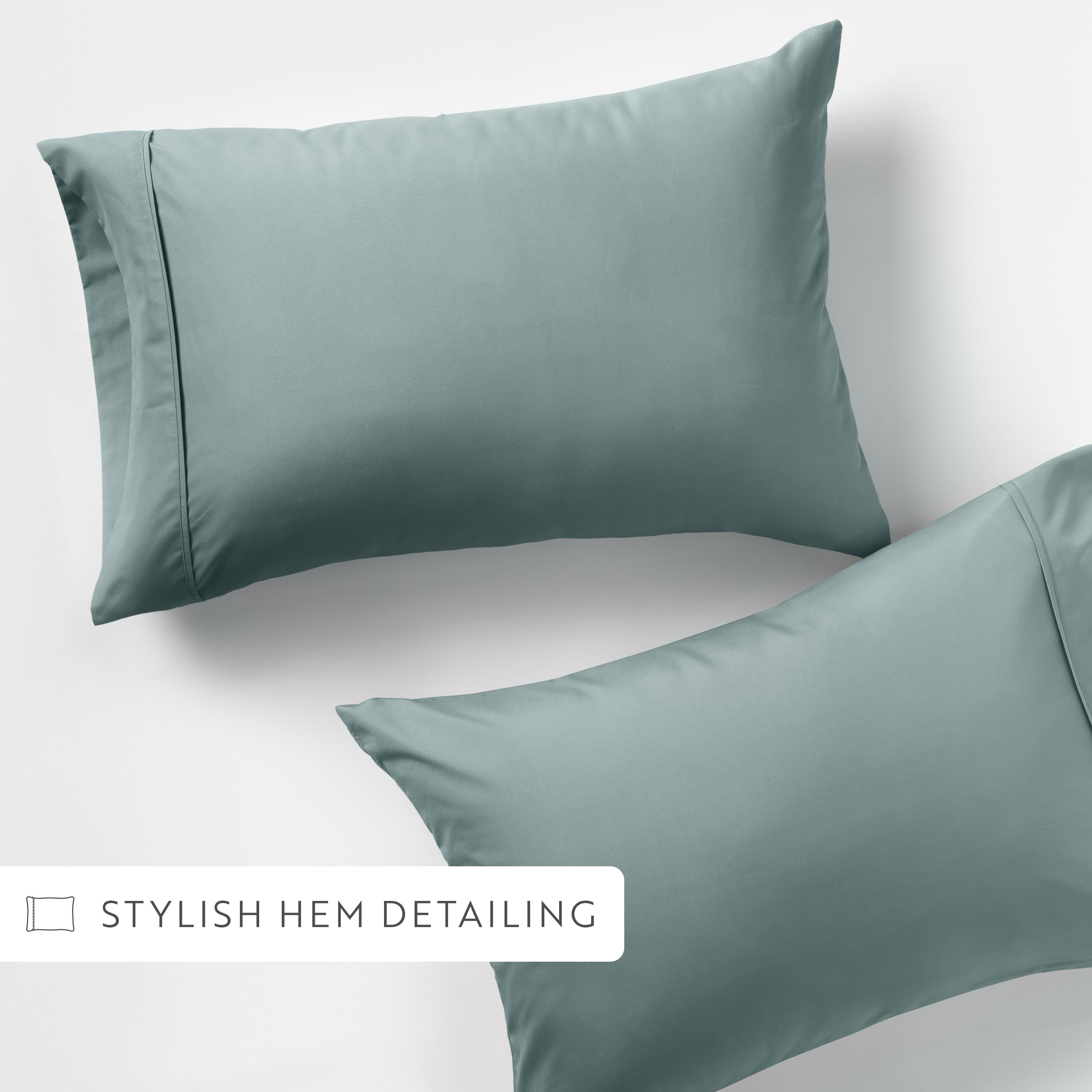 Double Brushed Pillowcase Set