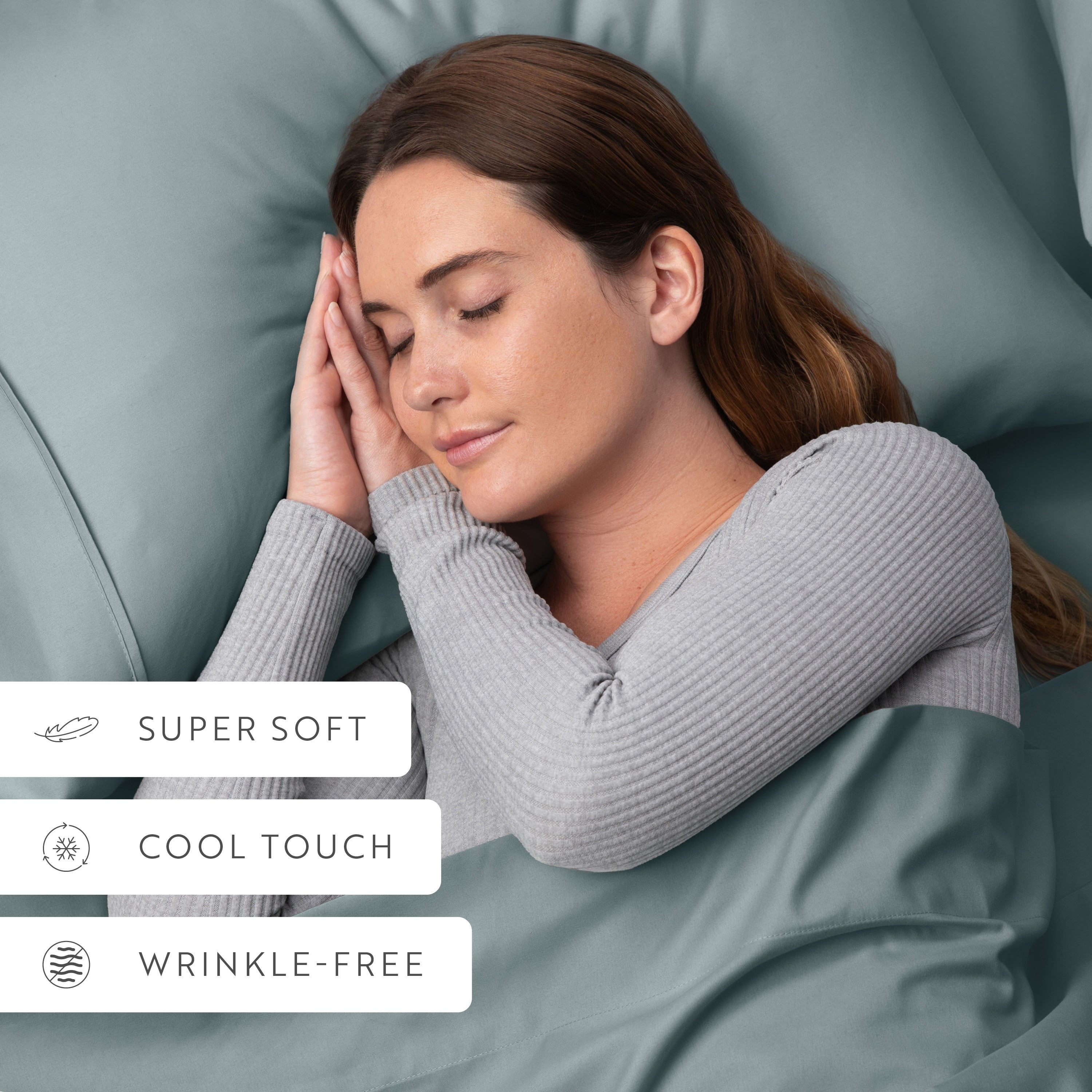 Double Brushed Pillowcase Set