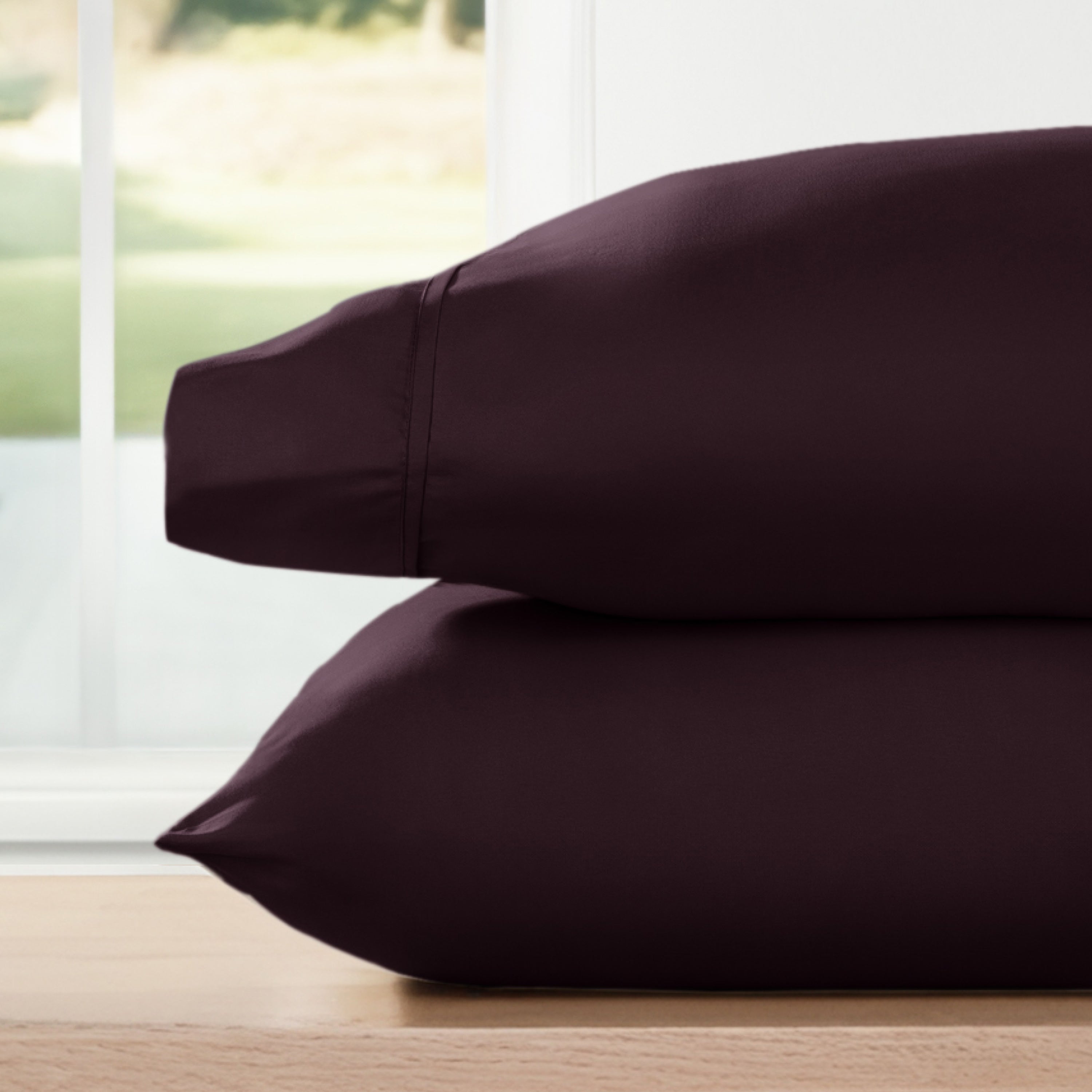 Double Brushed Pillowcase Set