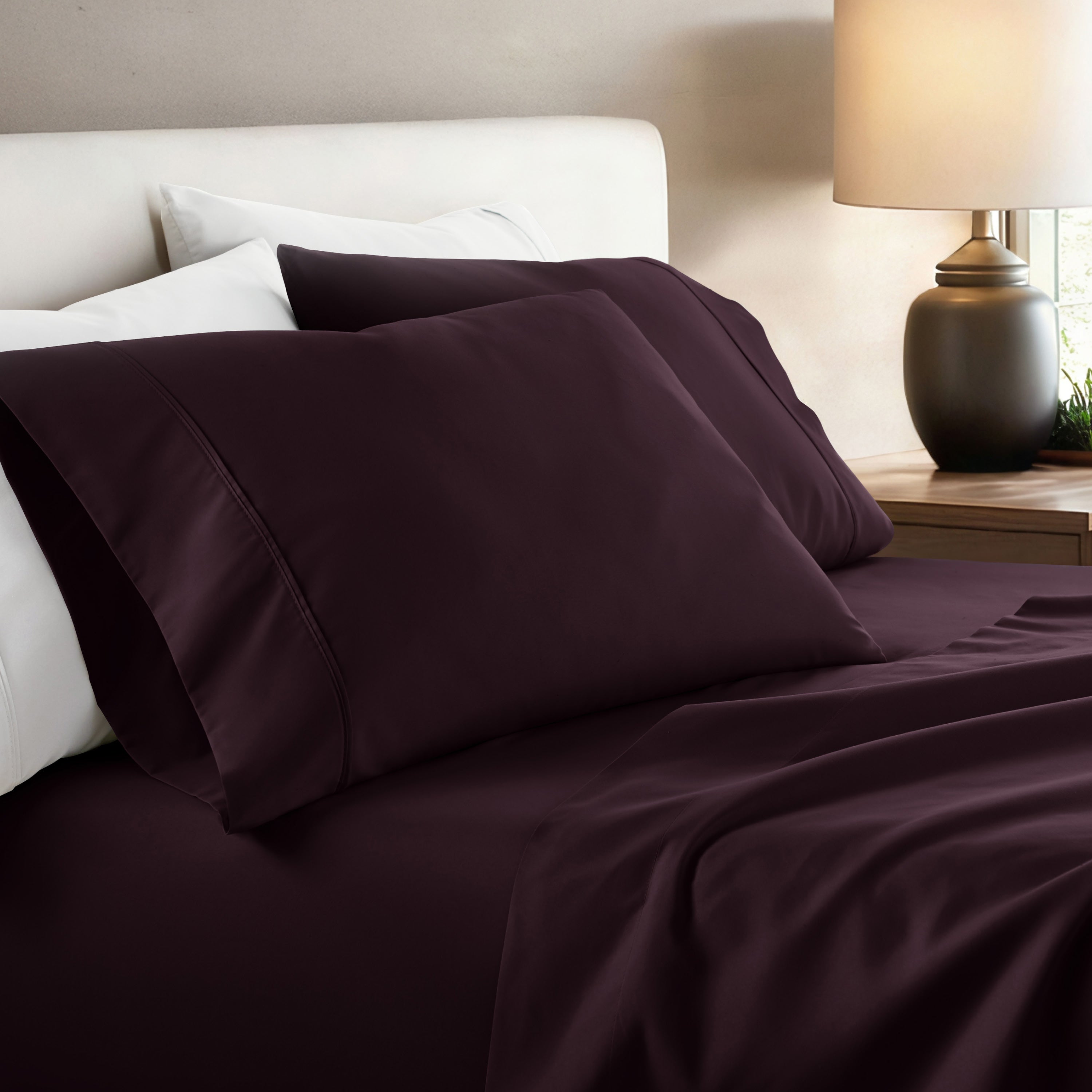 Double Brushed Pillowcase Set