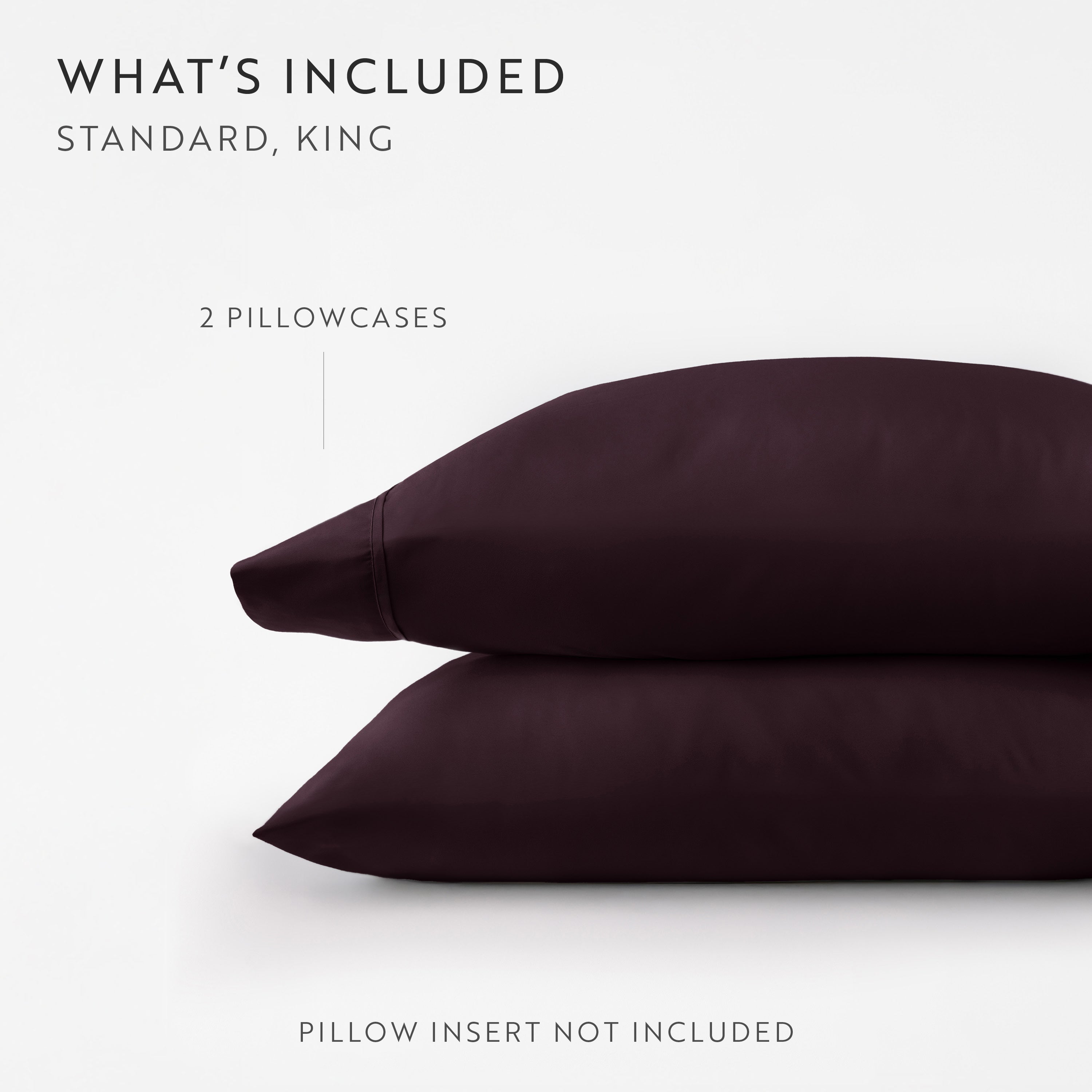 Double Brushed Pillowcase Set