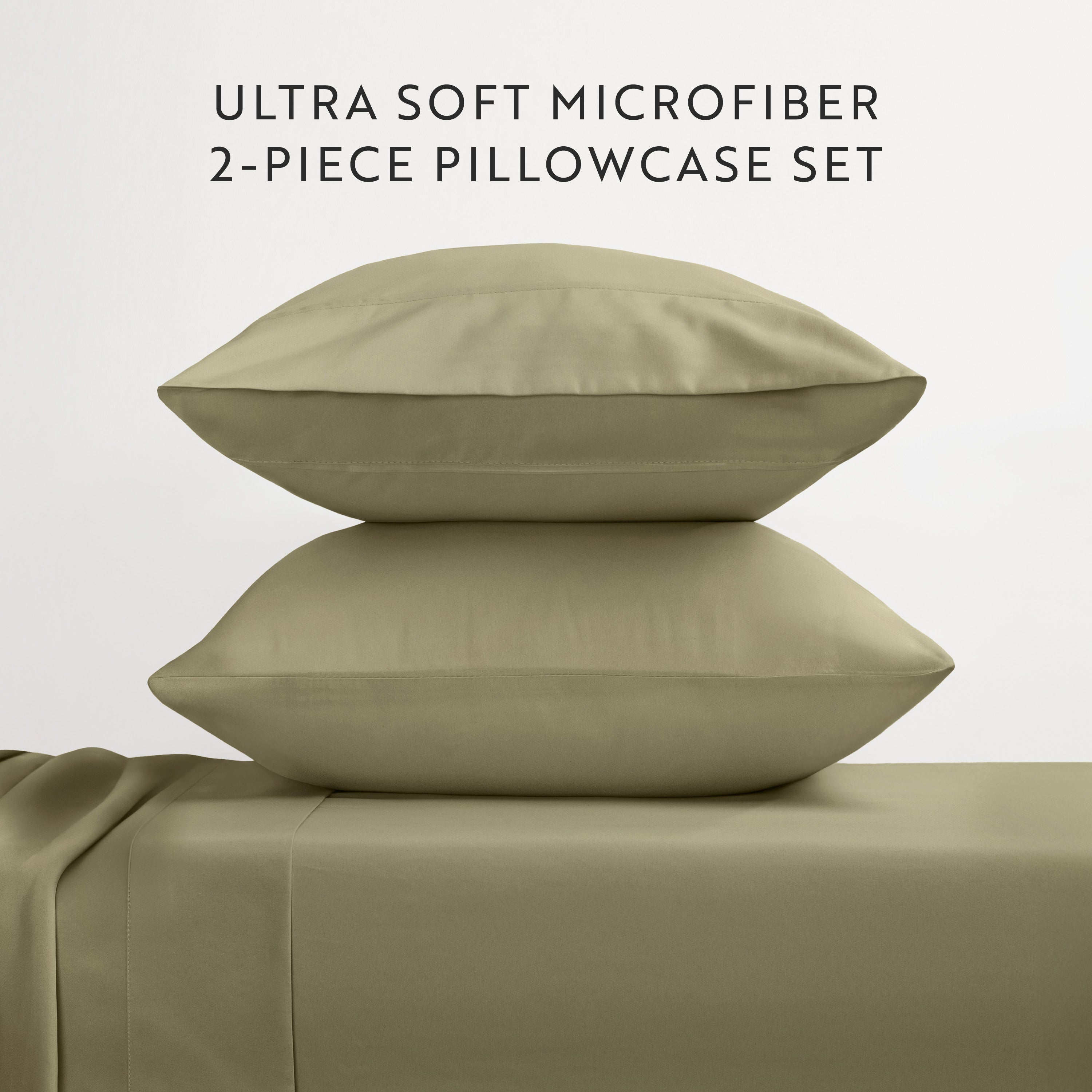 Double Brushed Pillowcase Set