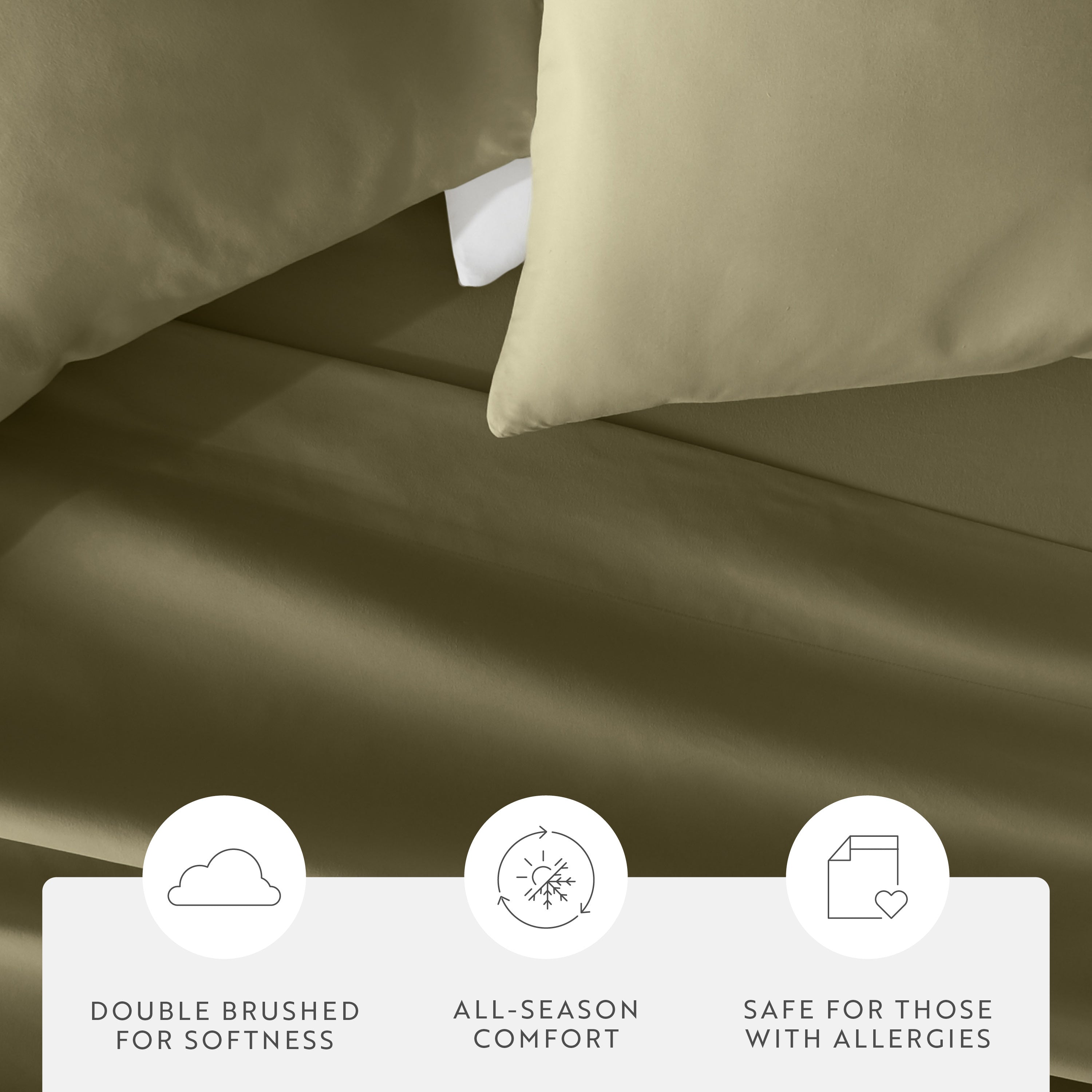 Double Brushed Pillowcase Set
