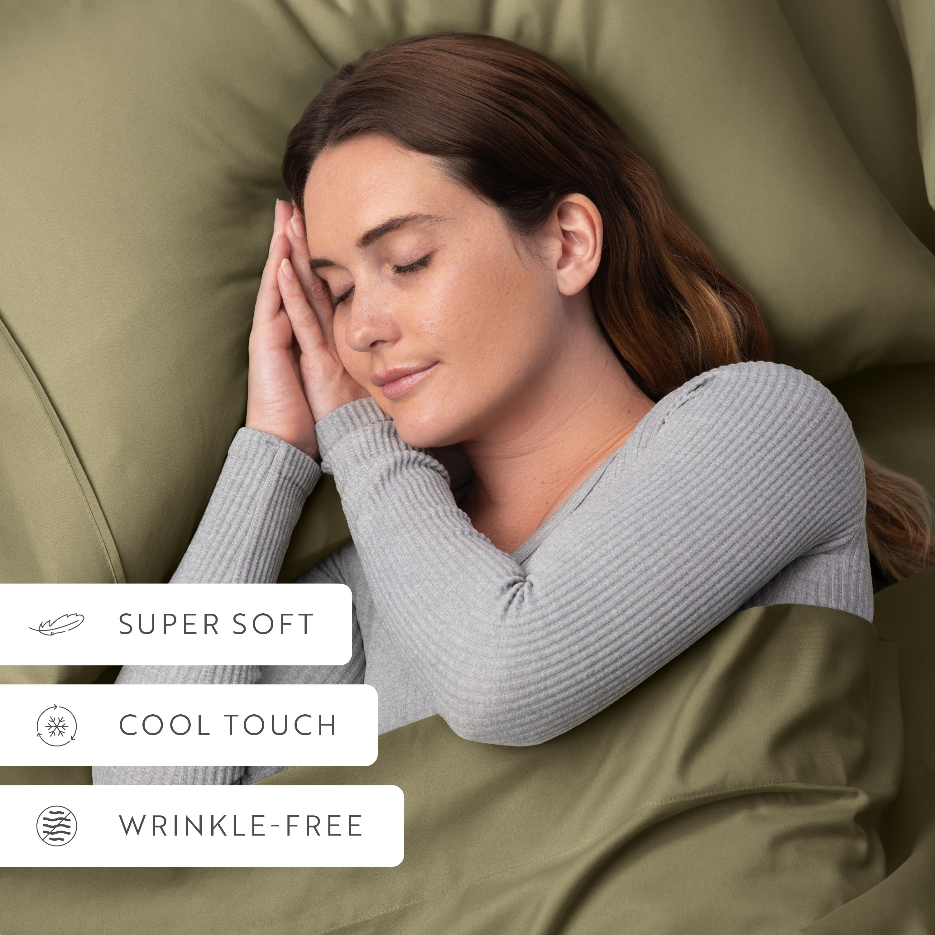Double Brushed Pillowcase Set