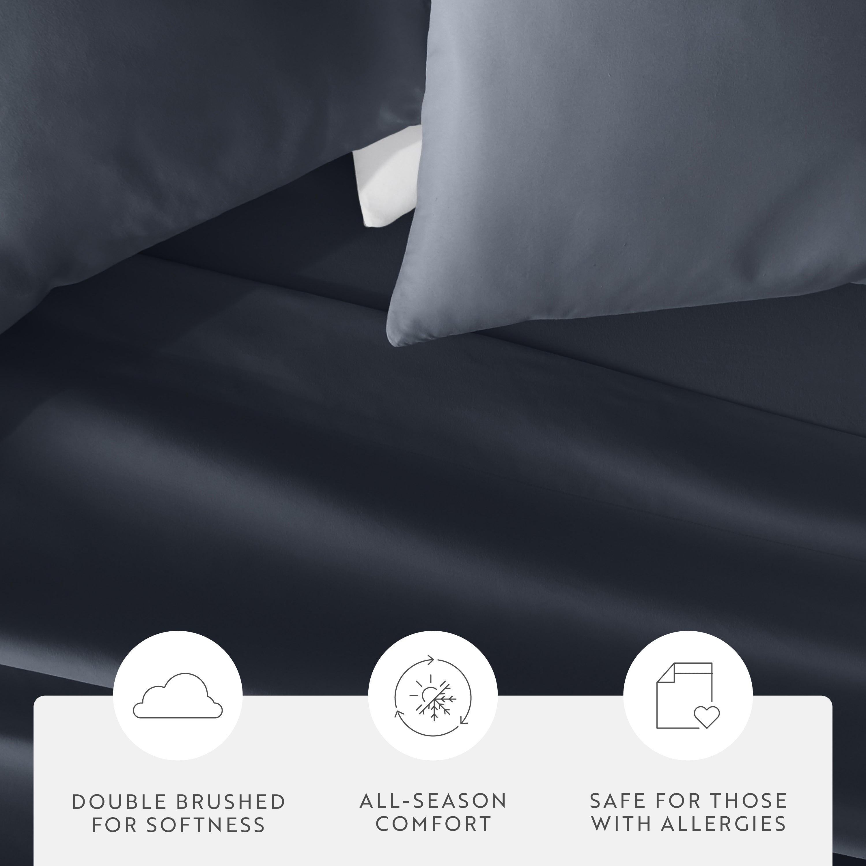 Double Brushed Pillowcase Set