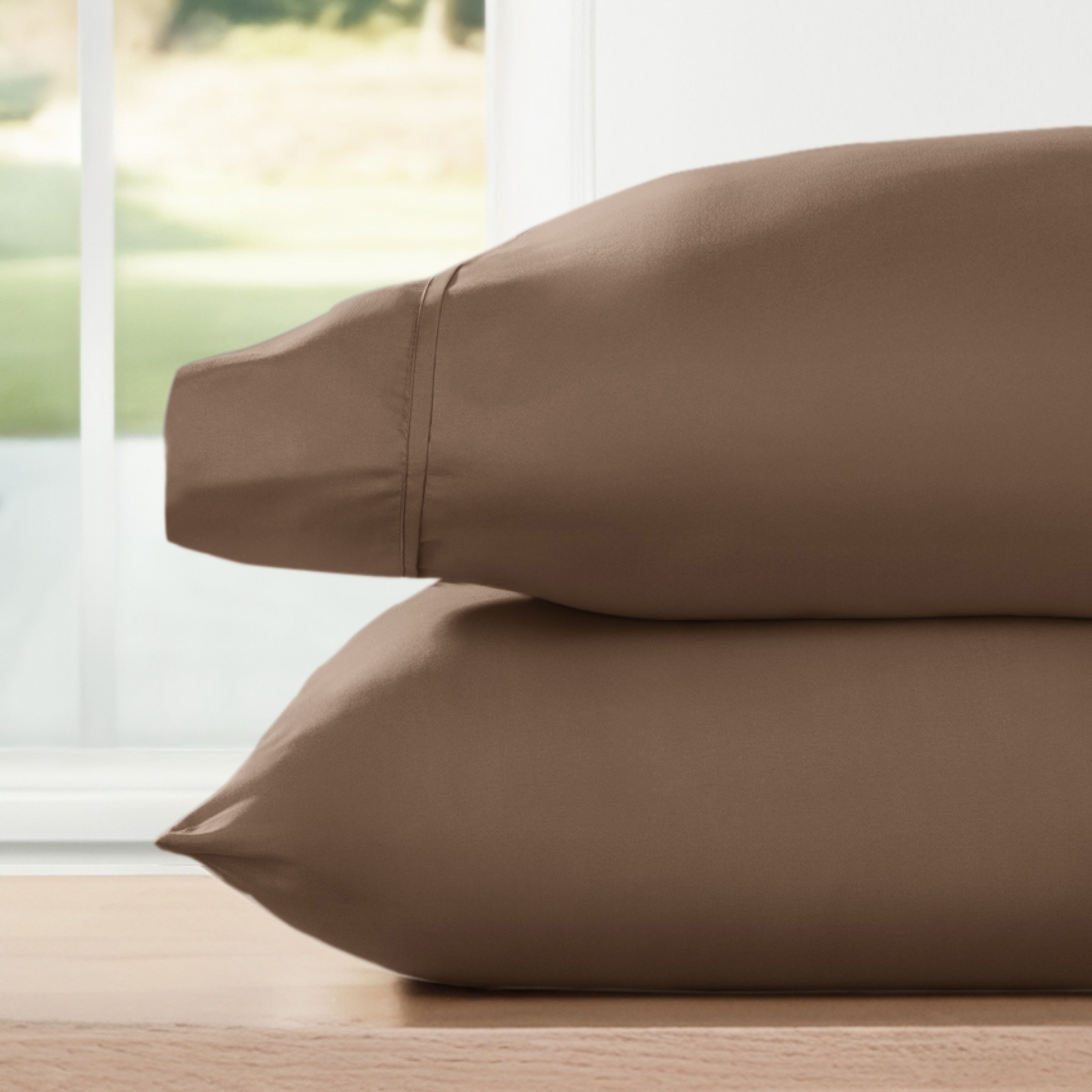 Double Brushed Pillowcase Set