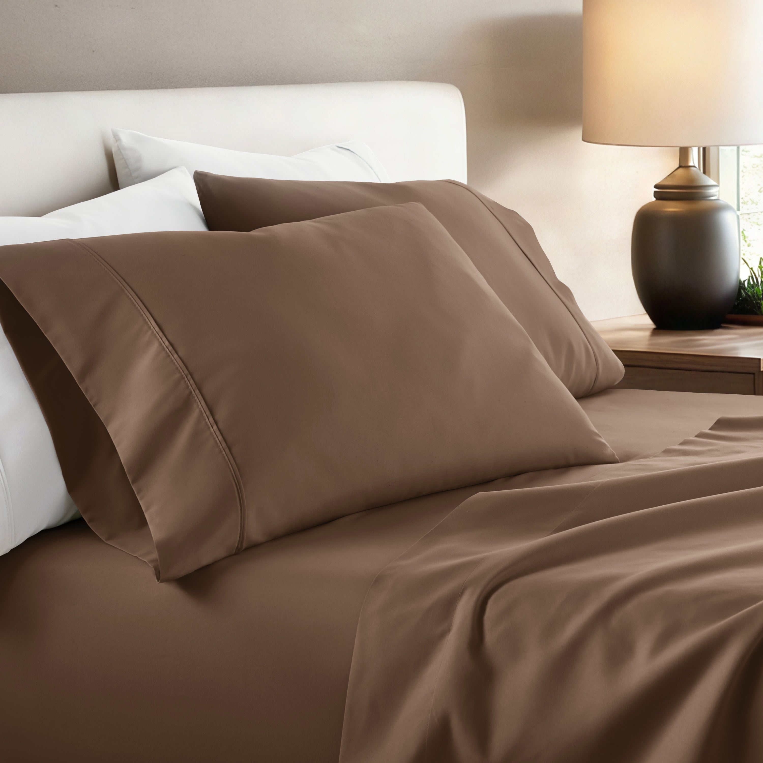 Double Brushed Pillowcase Set