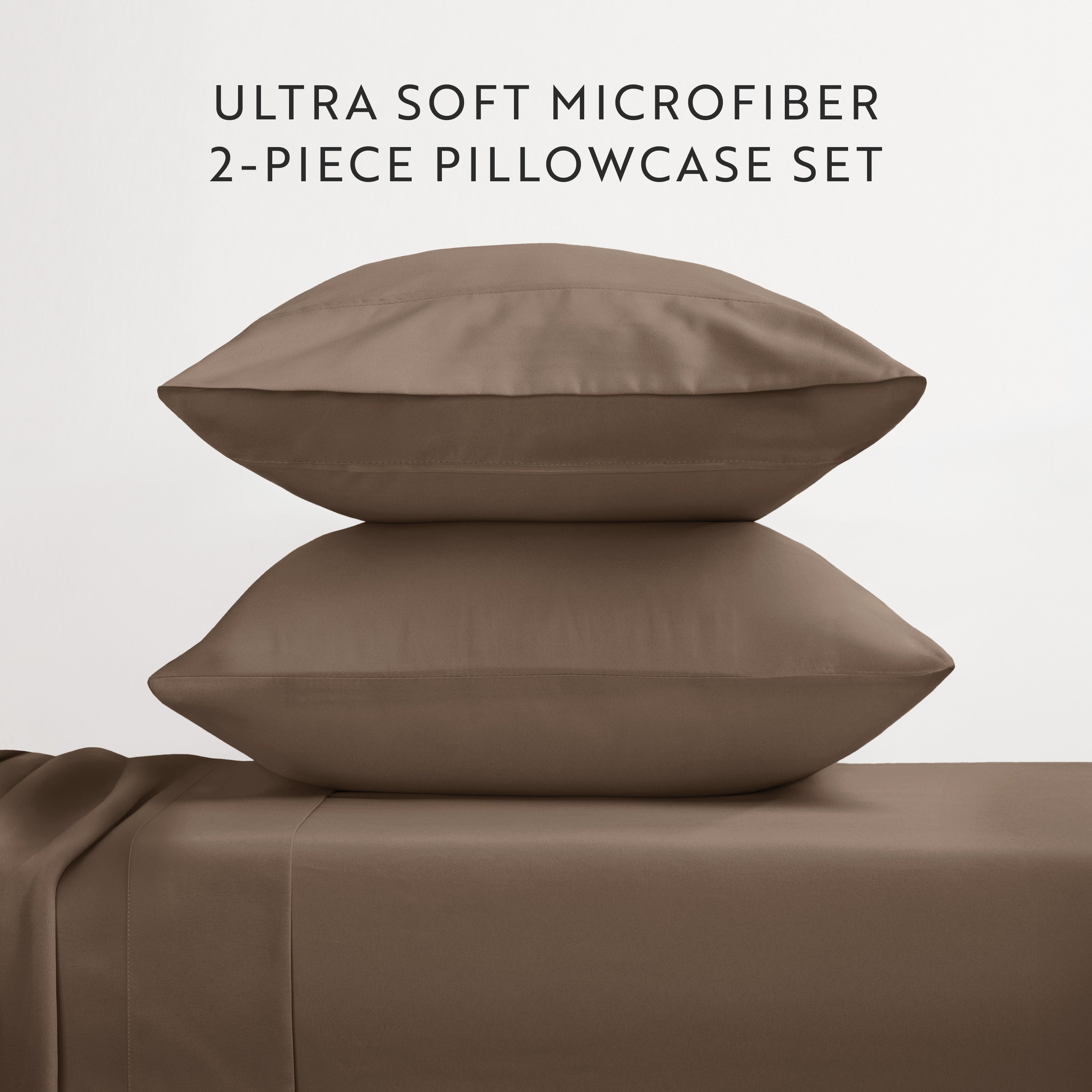 Double Brushed Pillowcase Set