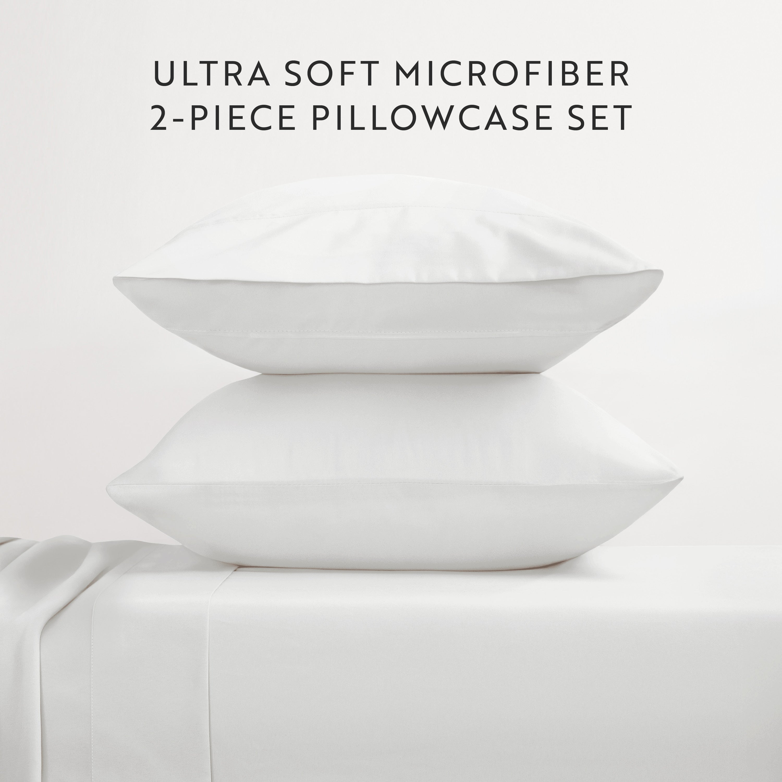 Double Brushed Pillowcase Set