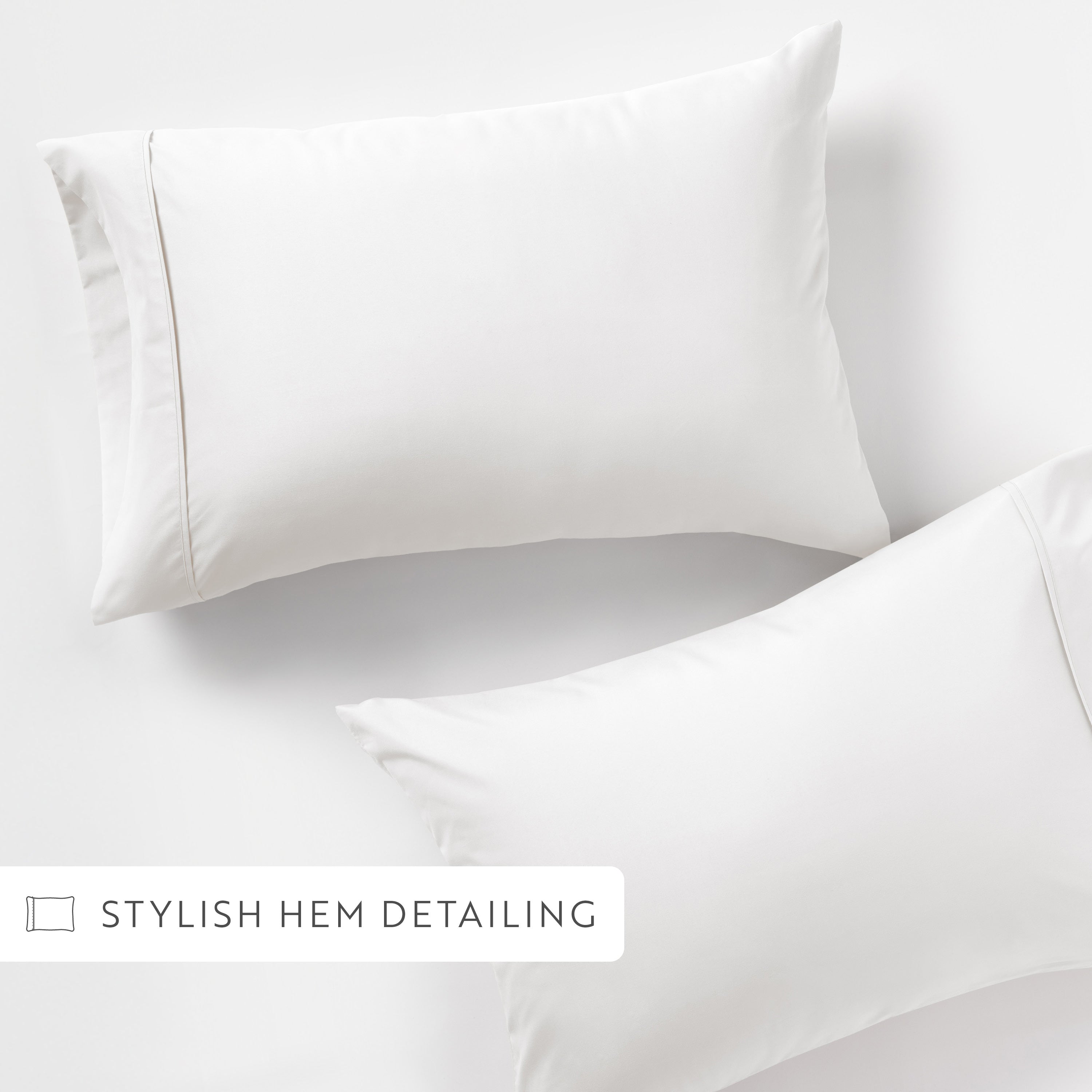 Double Brushed Pillowcase Set