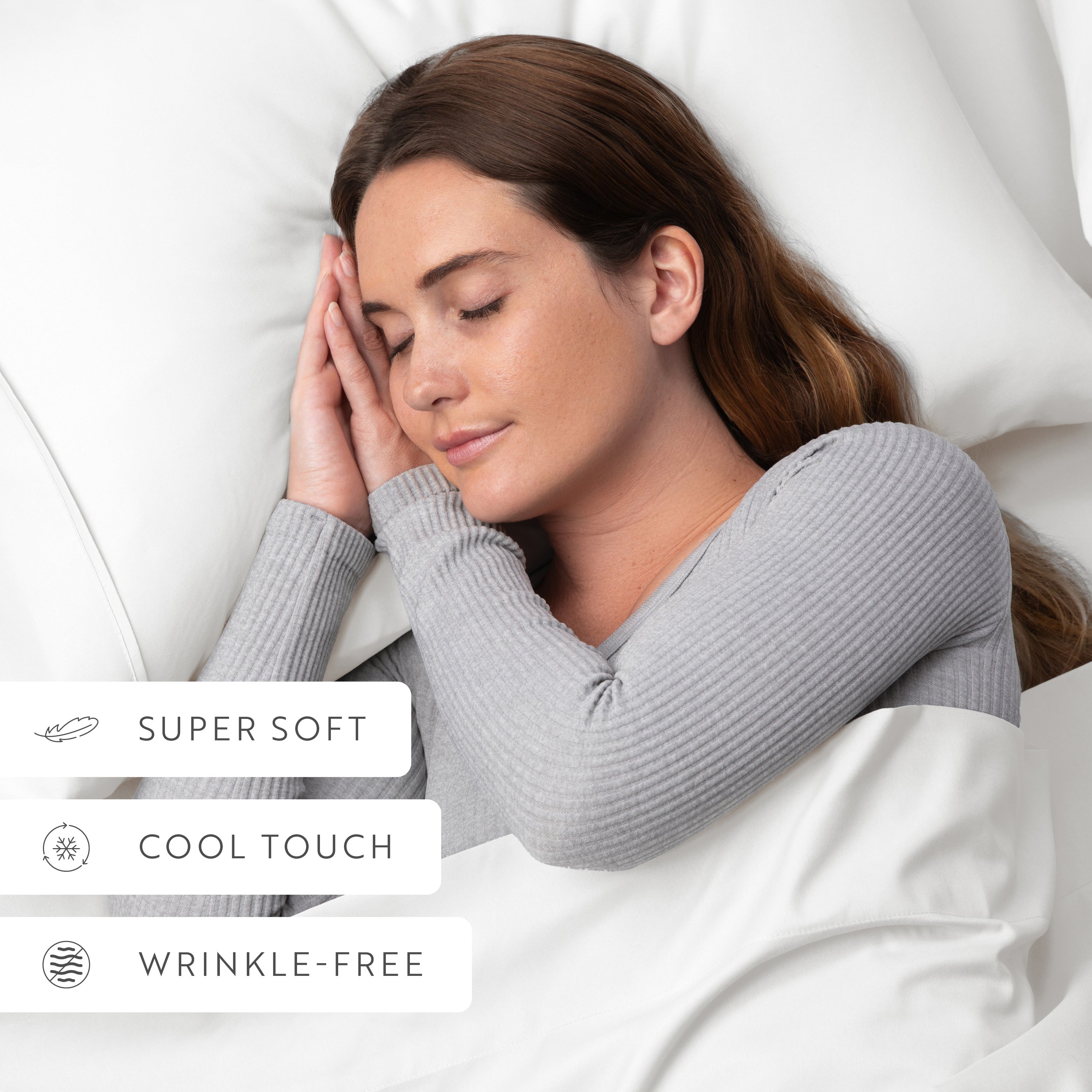 Double Brushed Pillowcase Set