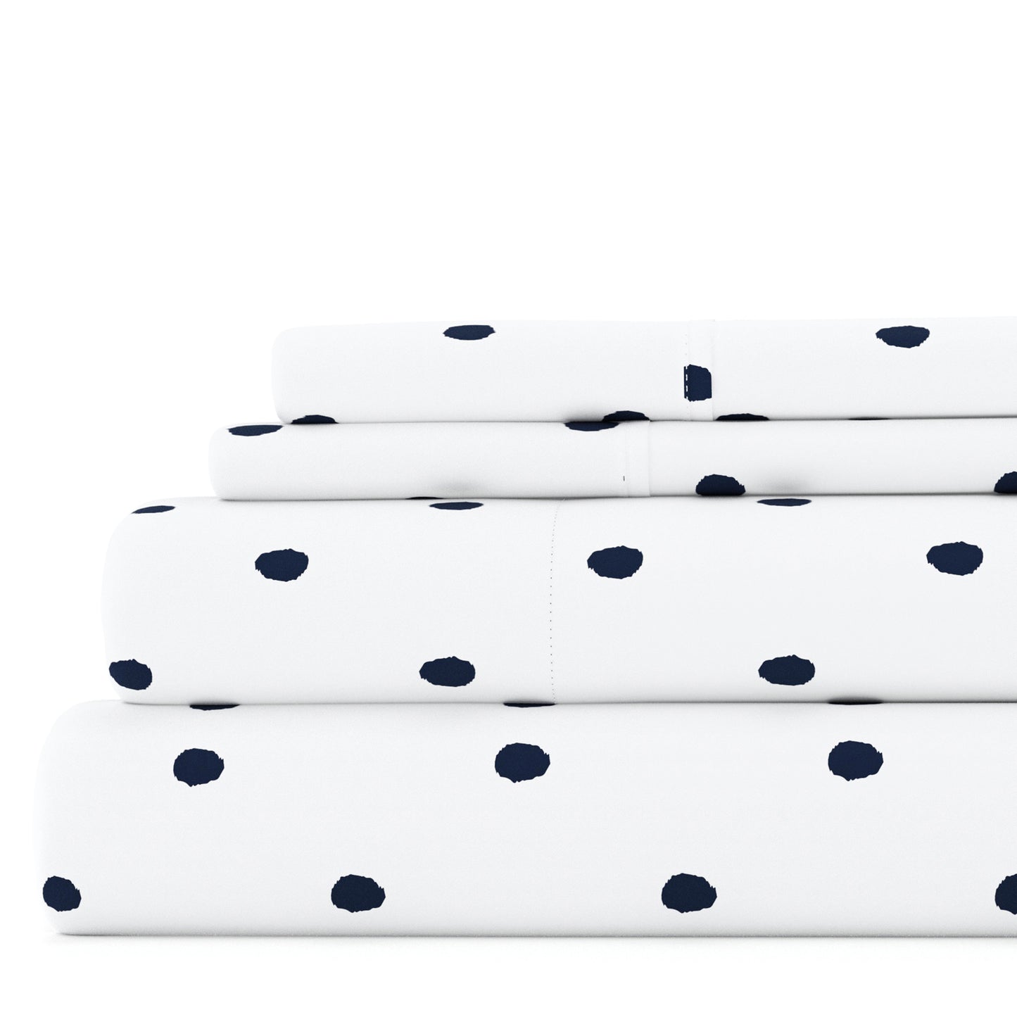 Sheet Sets in Dots and Stripes Patterns