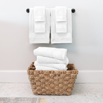 100% Cotton Essential Bathroom Towel Sets