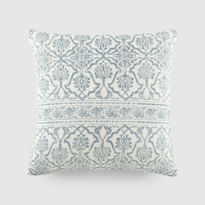 Elegant Patterns Cotton Decor Throw Pillow in Antique Floral