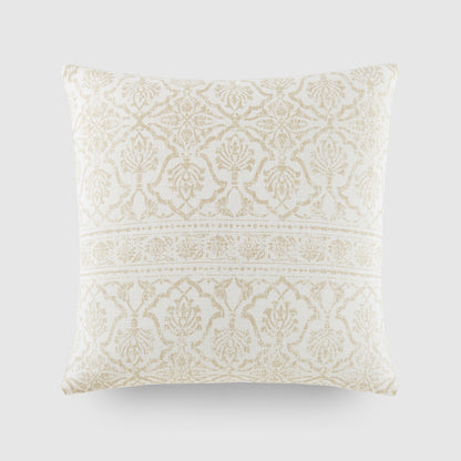 Elegant Patterns Cotton Decor Throw Pillow in Antique Floral