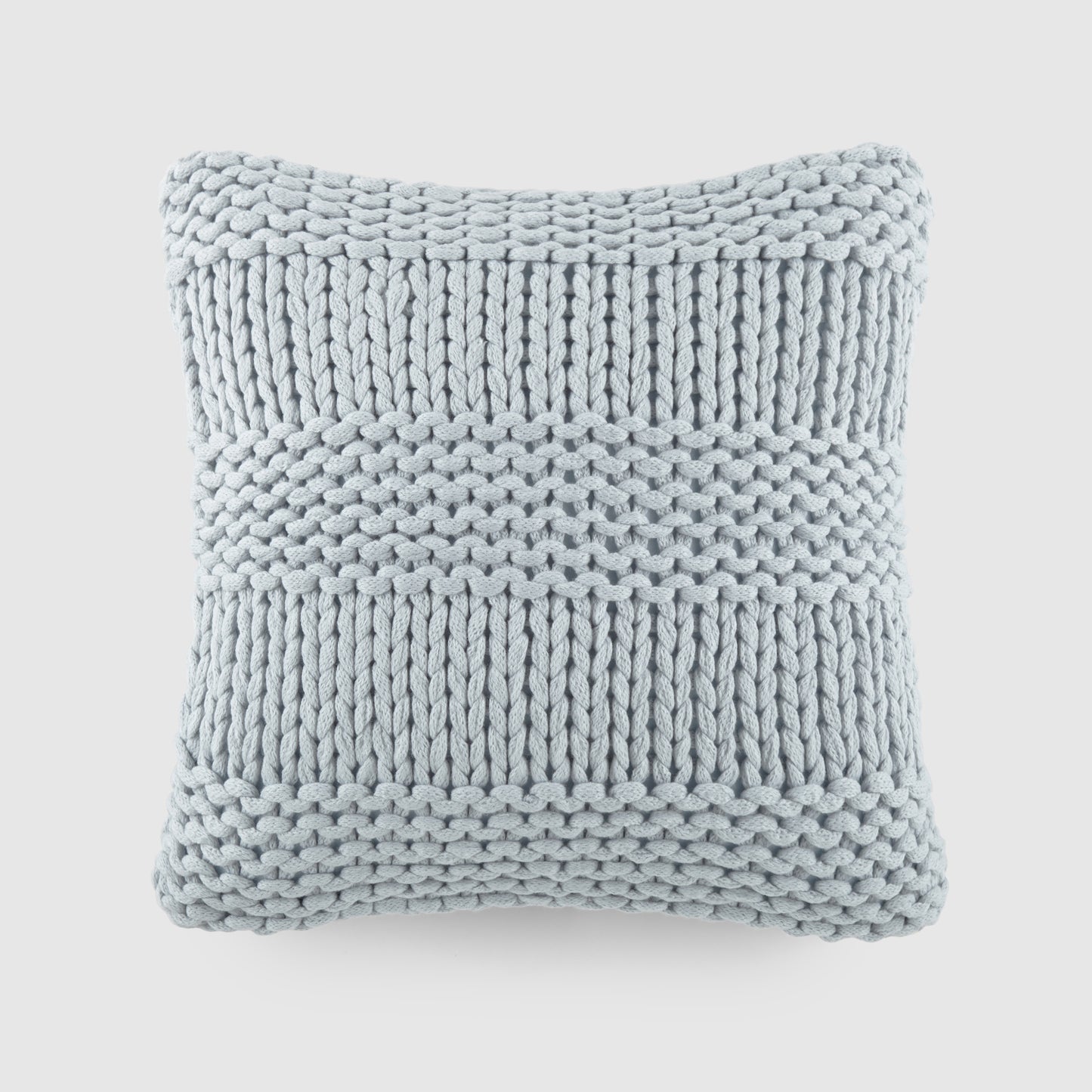Cozy Chunky Knit Acrylic Decor Throw Pillow
