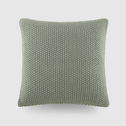 Seed Stitch Knit Acrylic Decor Throw Pillow