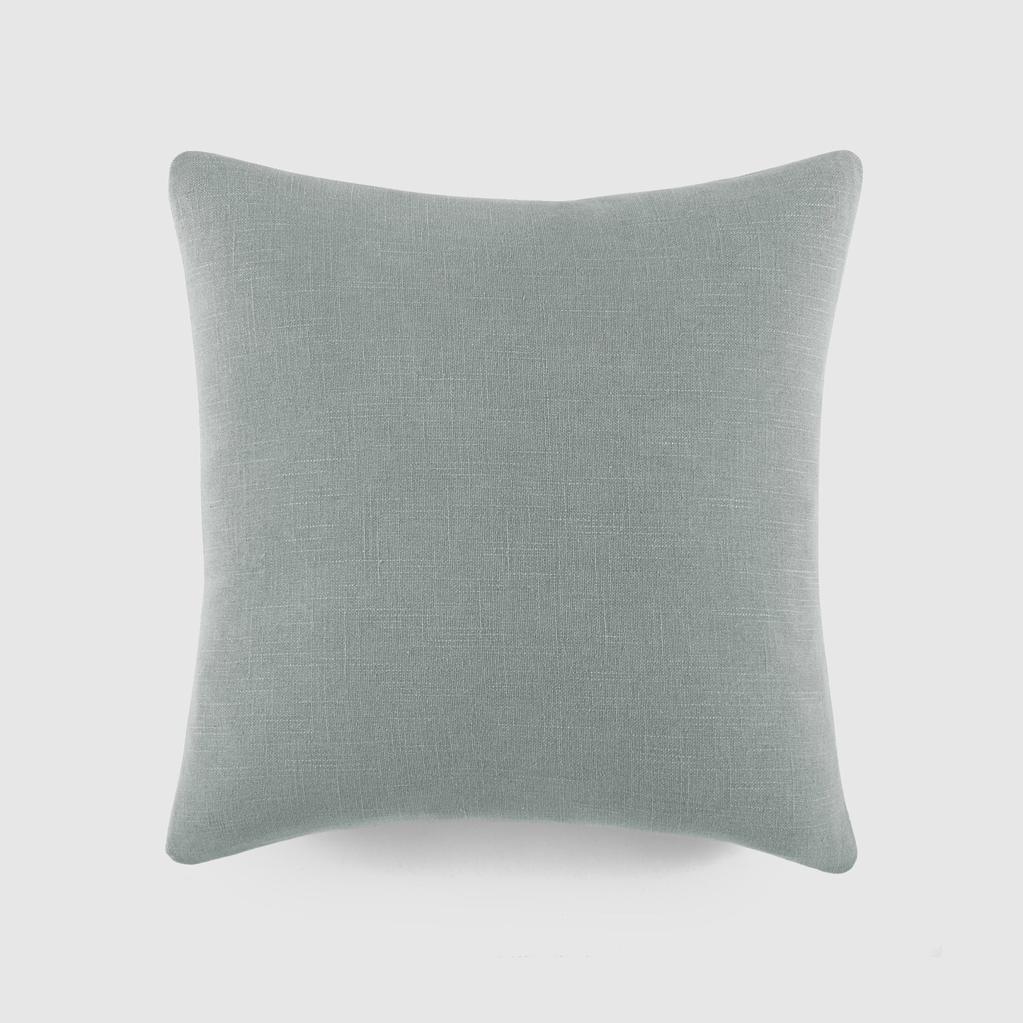 Washed and Distressed Cotton Decor Throw Pillow in Stone Washed
