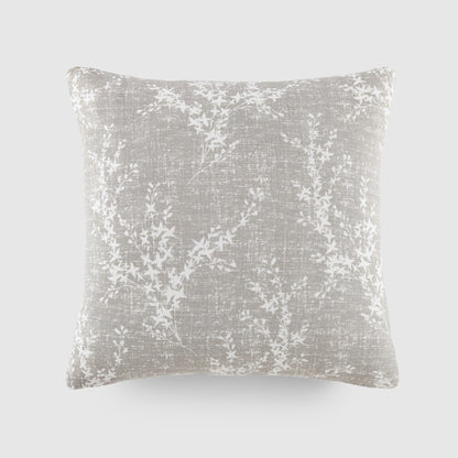 Elegant Patterns Cotton Decor Throw Pillow in Willow